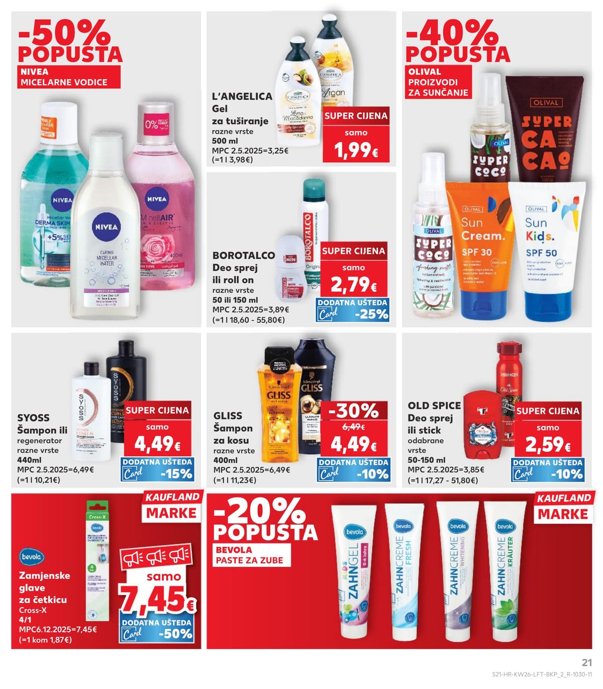 Stranica 21. Kaufland kataloga - Tjedna Akcija od 22.06.2026