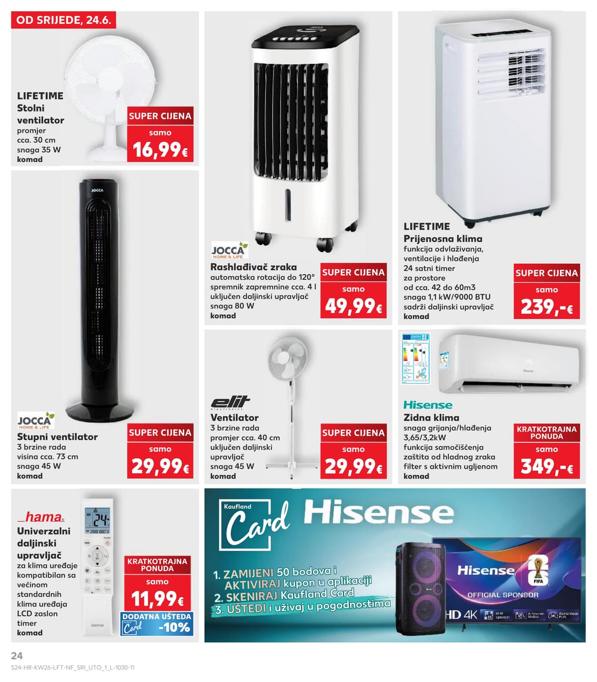 Stranica 24. Kaufland kataloga - Tjedna Akcija od 22.06.2026
