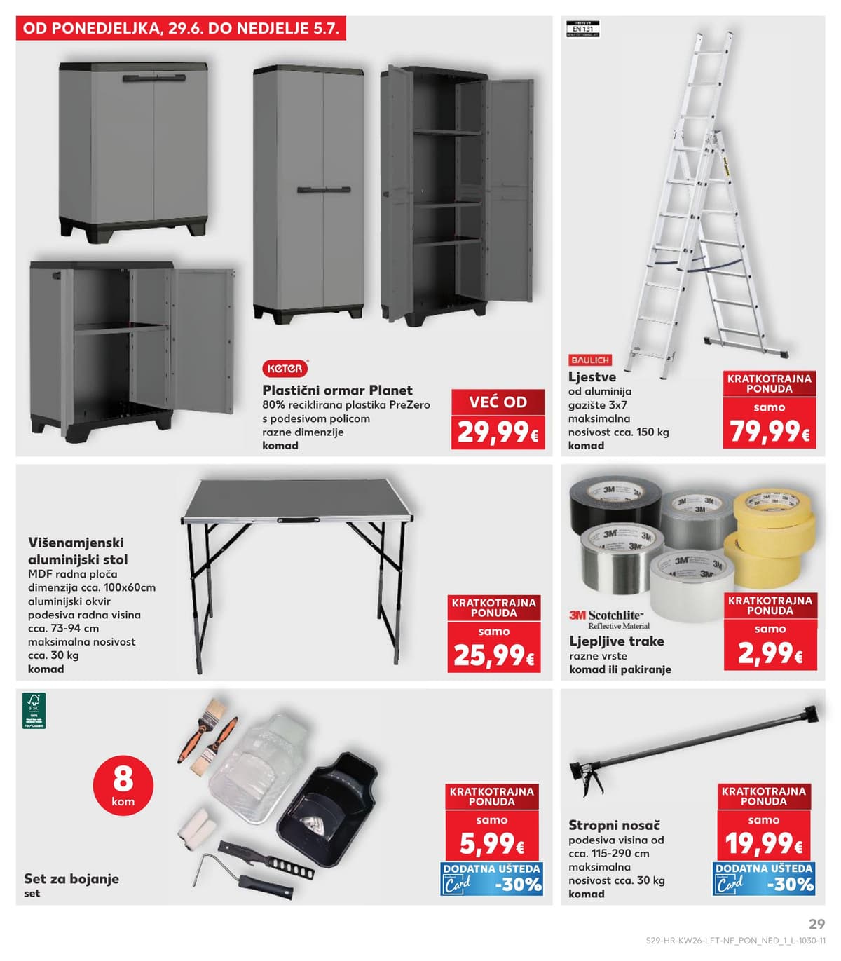Stranica 29. Kaufland kataloga - Tjedna Akcija od 22.06.2026