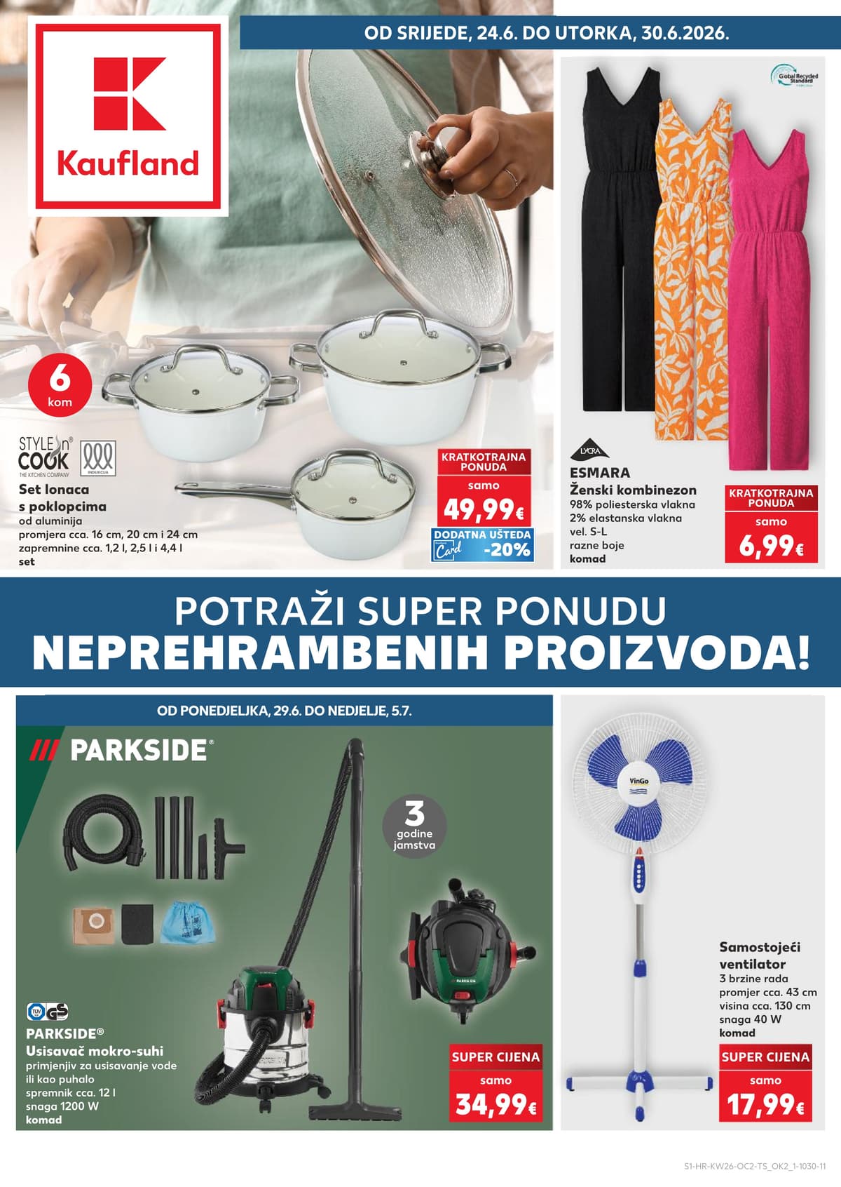 Stranica 1. Kaufland kataloga - Neprehrana od 22.06.2026