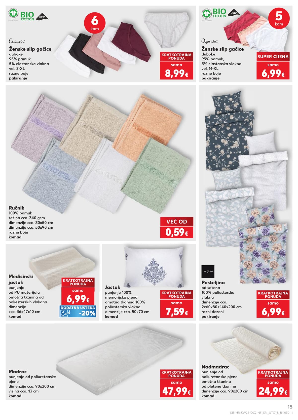 Stranica 15. Kaufland kataloga - Neprehrana od 22.06.2026