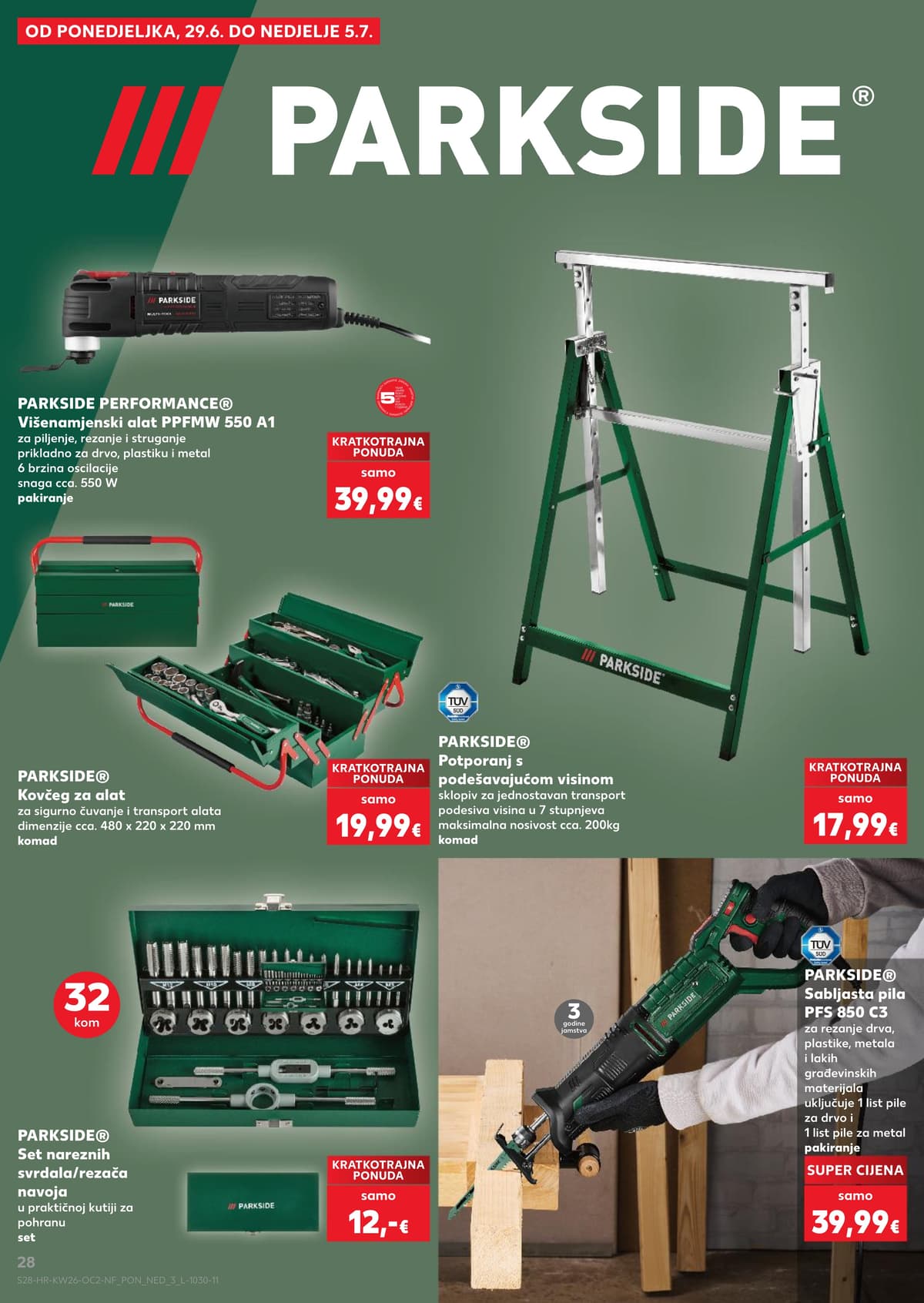 Stranica 28. Kaufland kataloga - Neprehrana od 22.06.2026