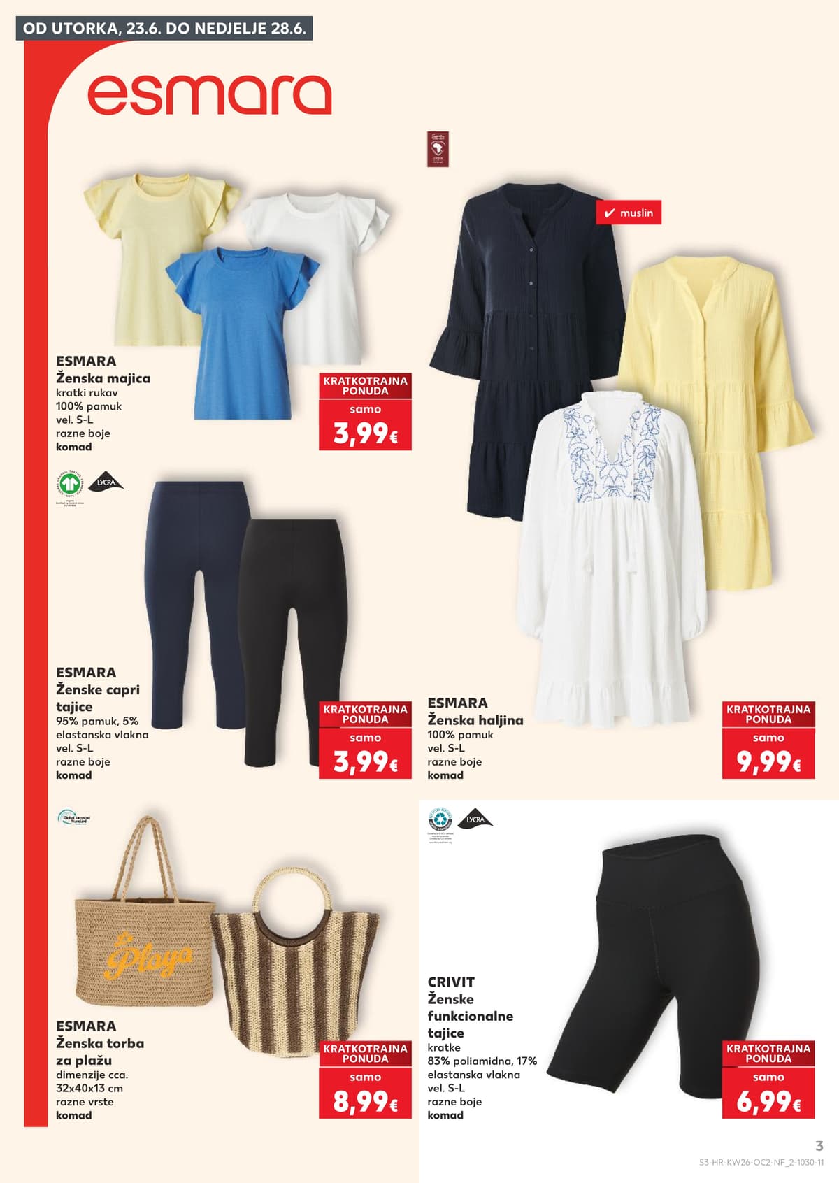 Stranica 3. Kaufland kataloga - Neprehrana od 22.06.2026