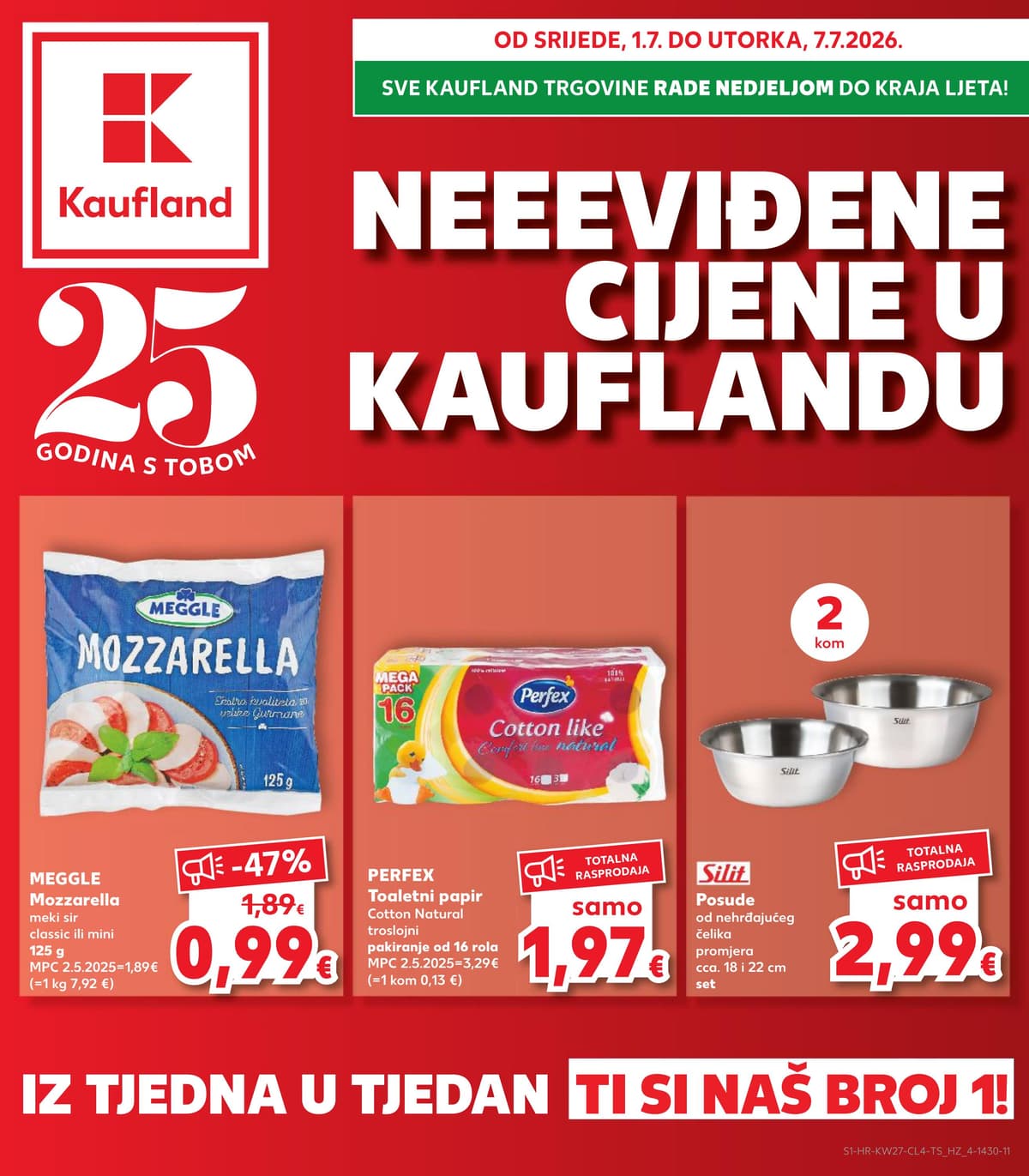 Kaufland katalog od 01.07.2026 - Neviđene cijene