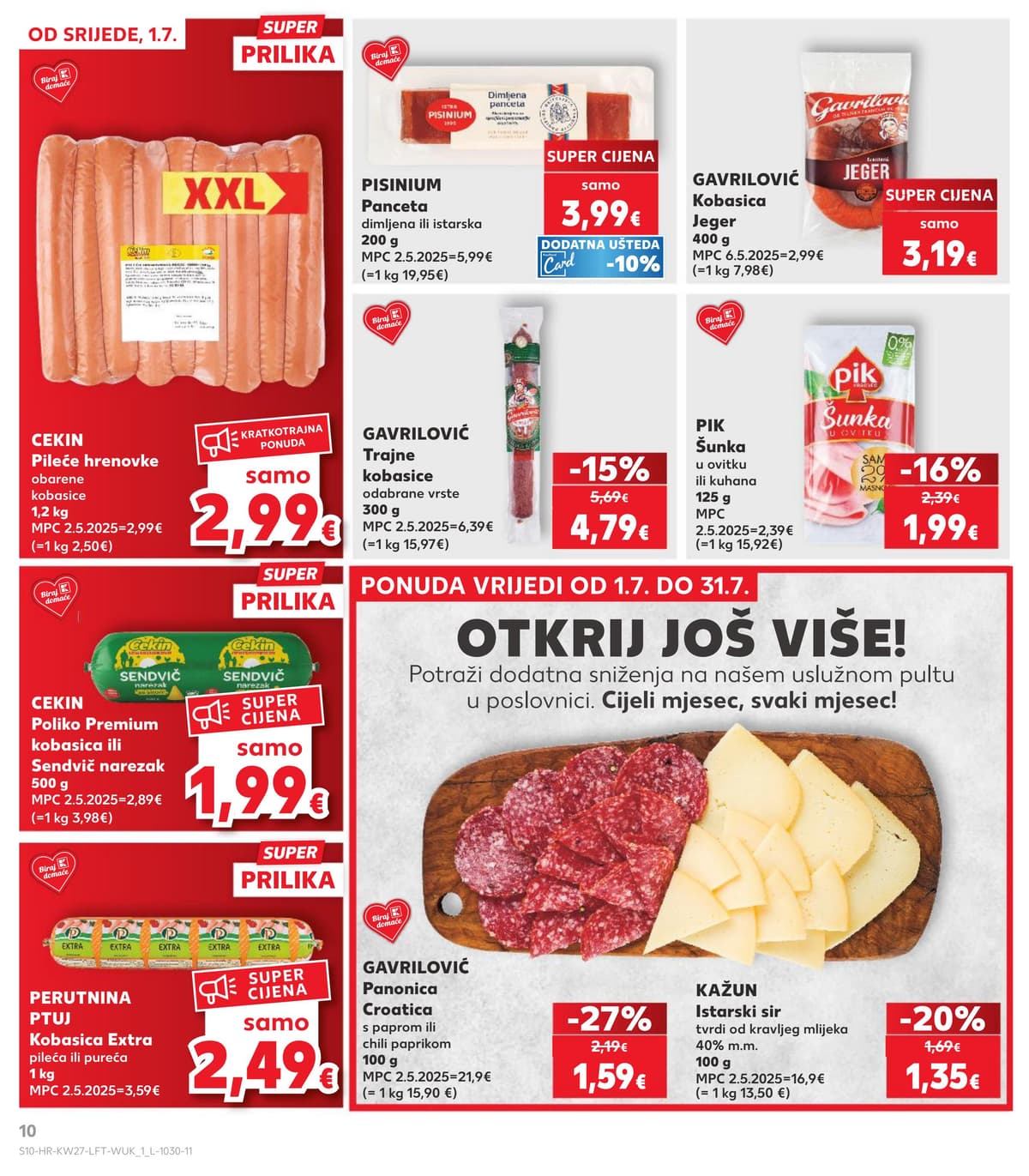 Stranica 10. Kaufland kataloga - Prehrana od 28.06.2026