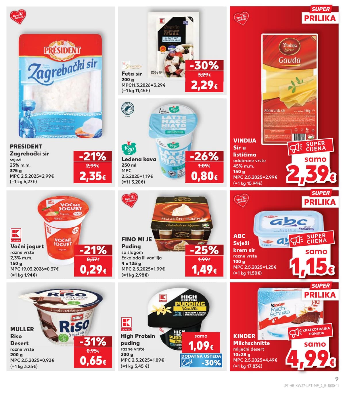 Stranica 9. Kaufland kataloga - Prehrana