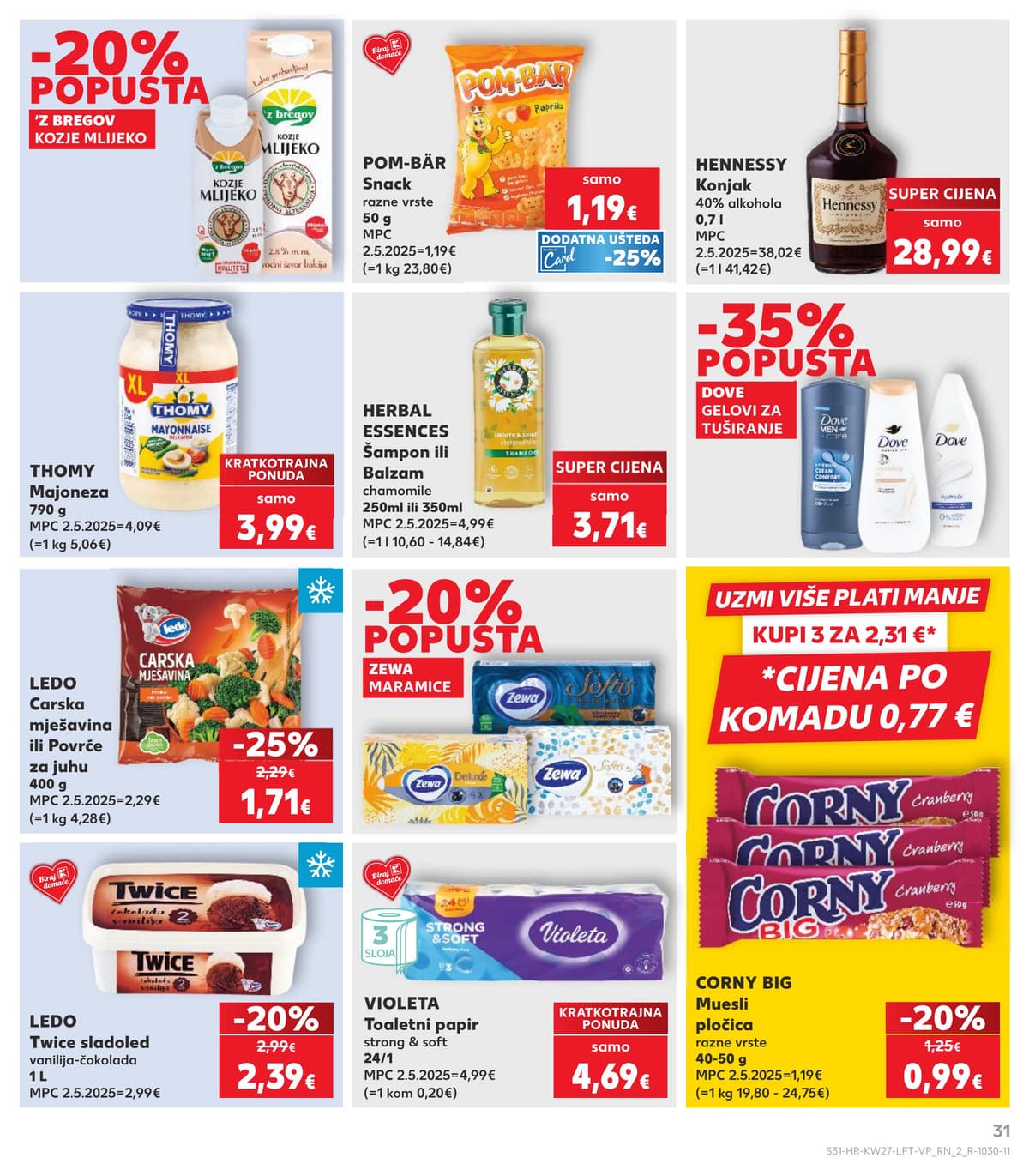 Stranica 31. Kaufland kataloga - Prehrana