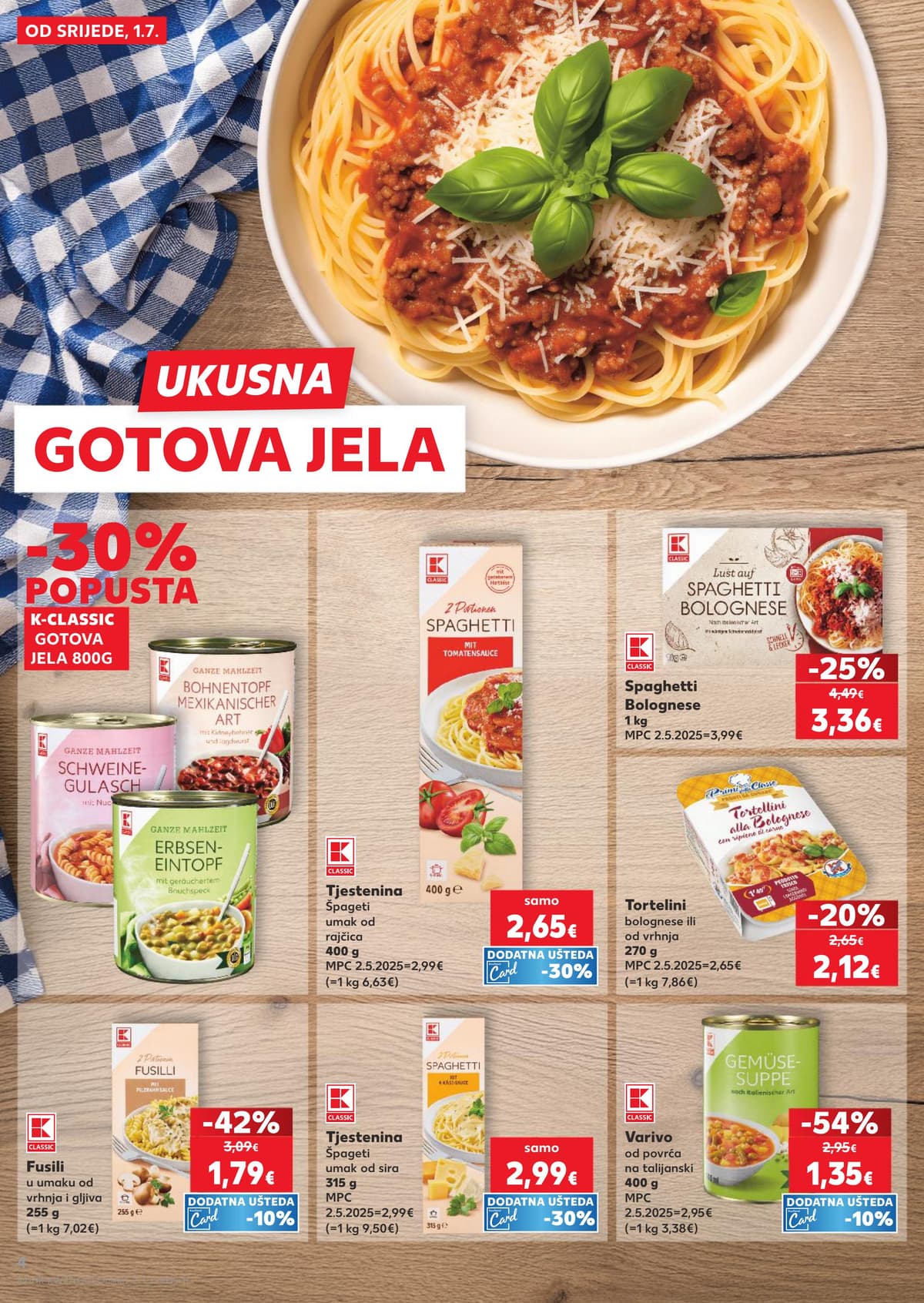 Stranica 4. Kaufland kataloga - Gotova jela, kava i keksi...