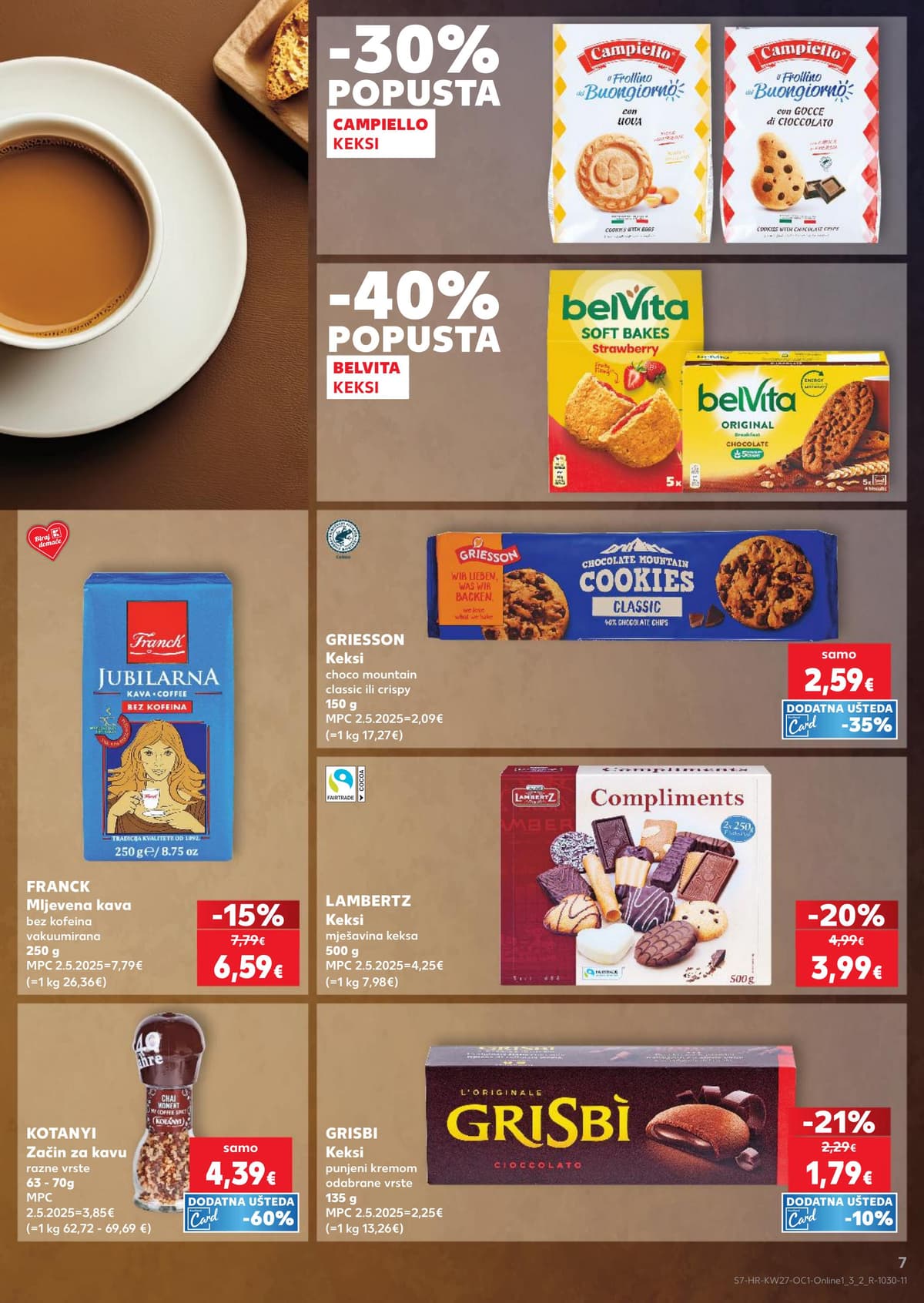 Stranica 7. Kaufland kataloga - Gotova jela, kava i keksi...