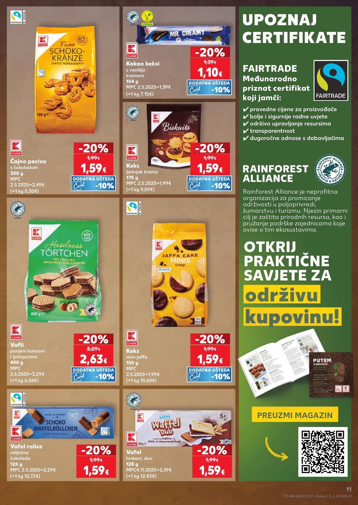 Stranica 11. Kaufland kataloga - Gotova jela, kava i keksi... od 28.06.2026