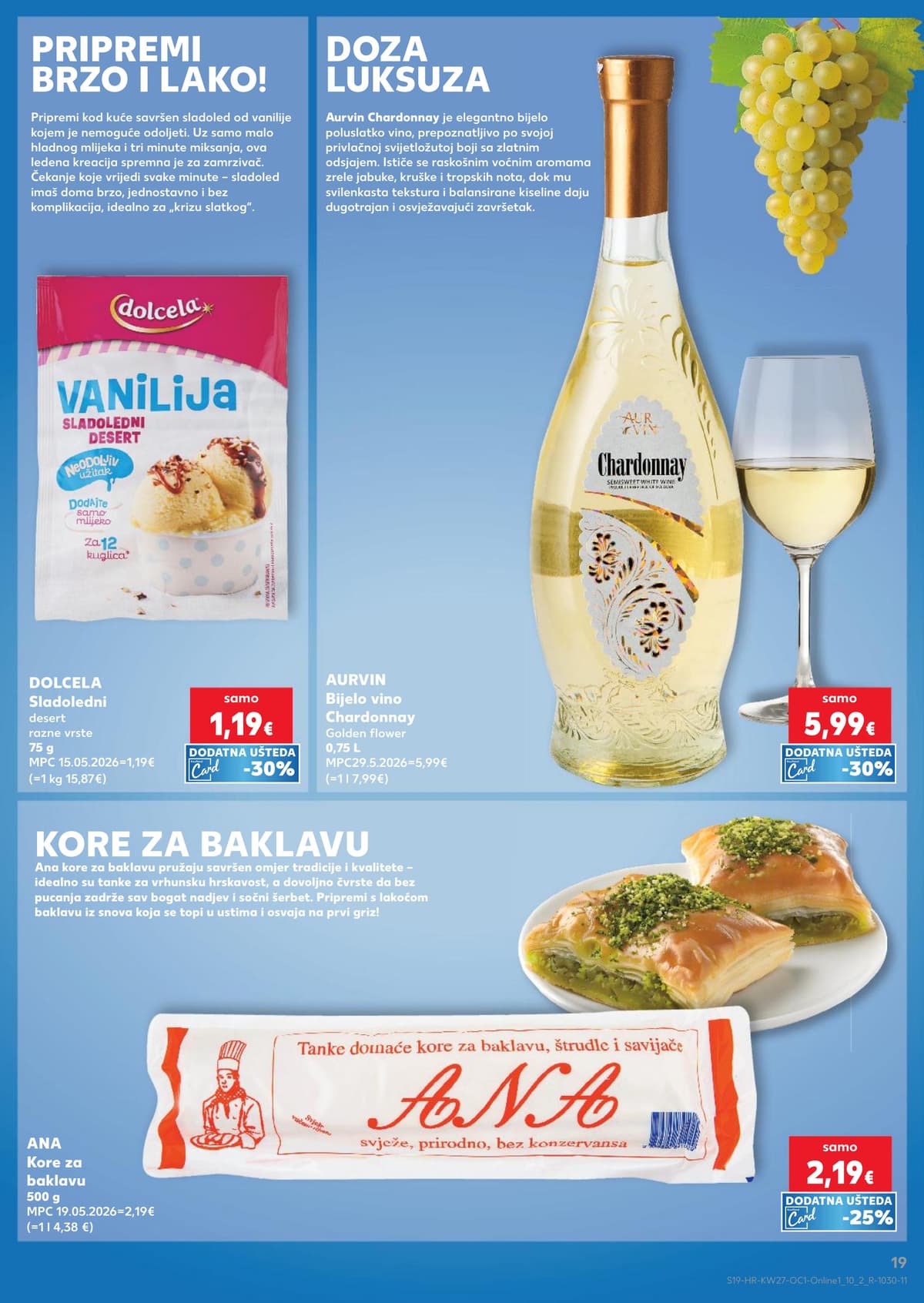 Stranica 19. Kaufland kataloga - Gotova jela, kava i keksi... od 28.06.2026