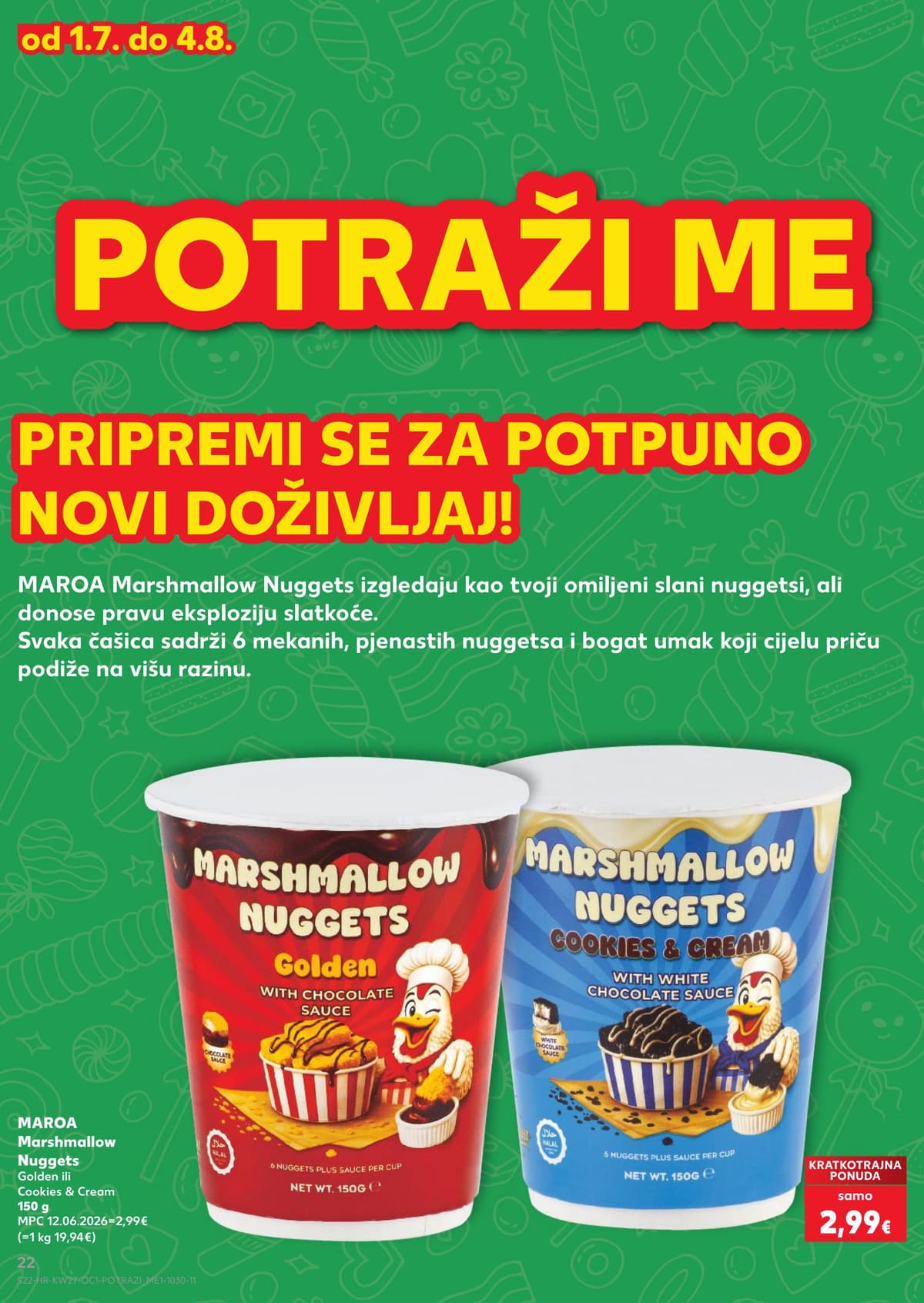 Stranica 22. Kaufland kataloga - Gotova jela, kava i keksi... od 28.06.2026