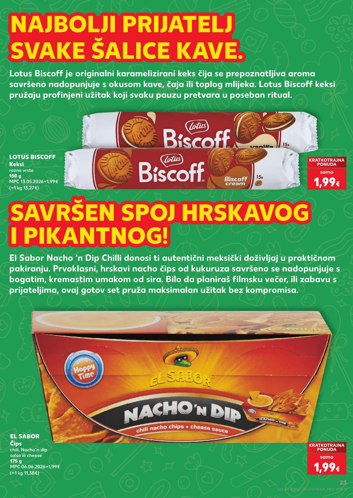Stranica 23. Kaufland kataloga - Gotova jela, kava i keksi... od 28.06.2026
