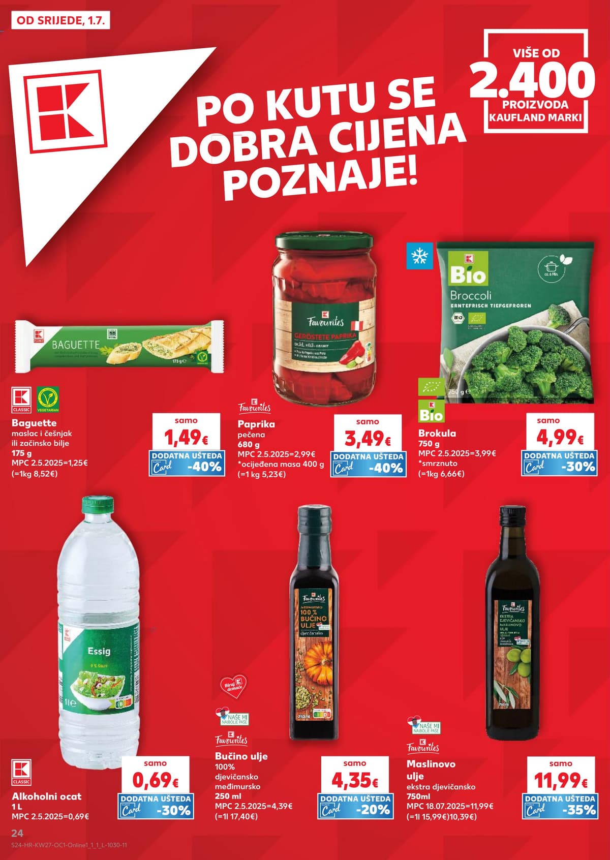 Stranica 24. Kaufland kataloga - Gotova jela, kava i keksi... od 28.06.2026