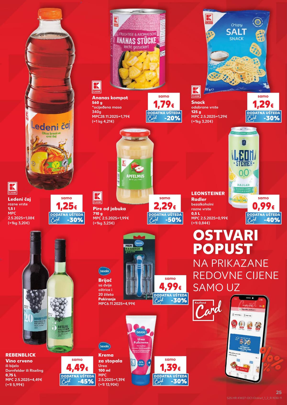 Stranica 25. Kaufland kataloga - Gotova jela, kava i keksi... od 28.06.2026