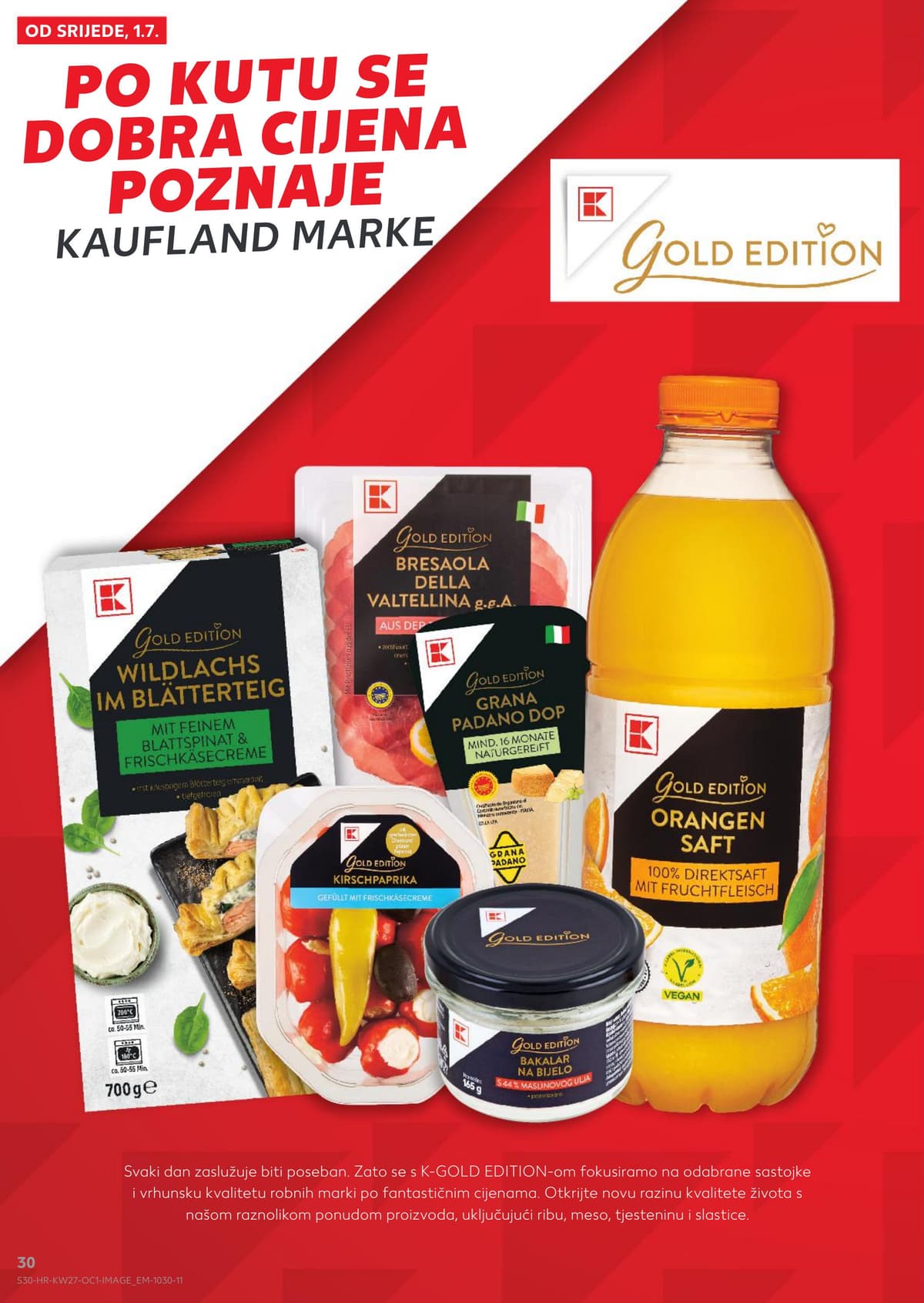 Stranica 30. Kaufland kataloga - Gotova jela, kava i keksi... od 28.06.2026