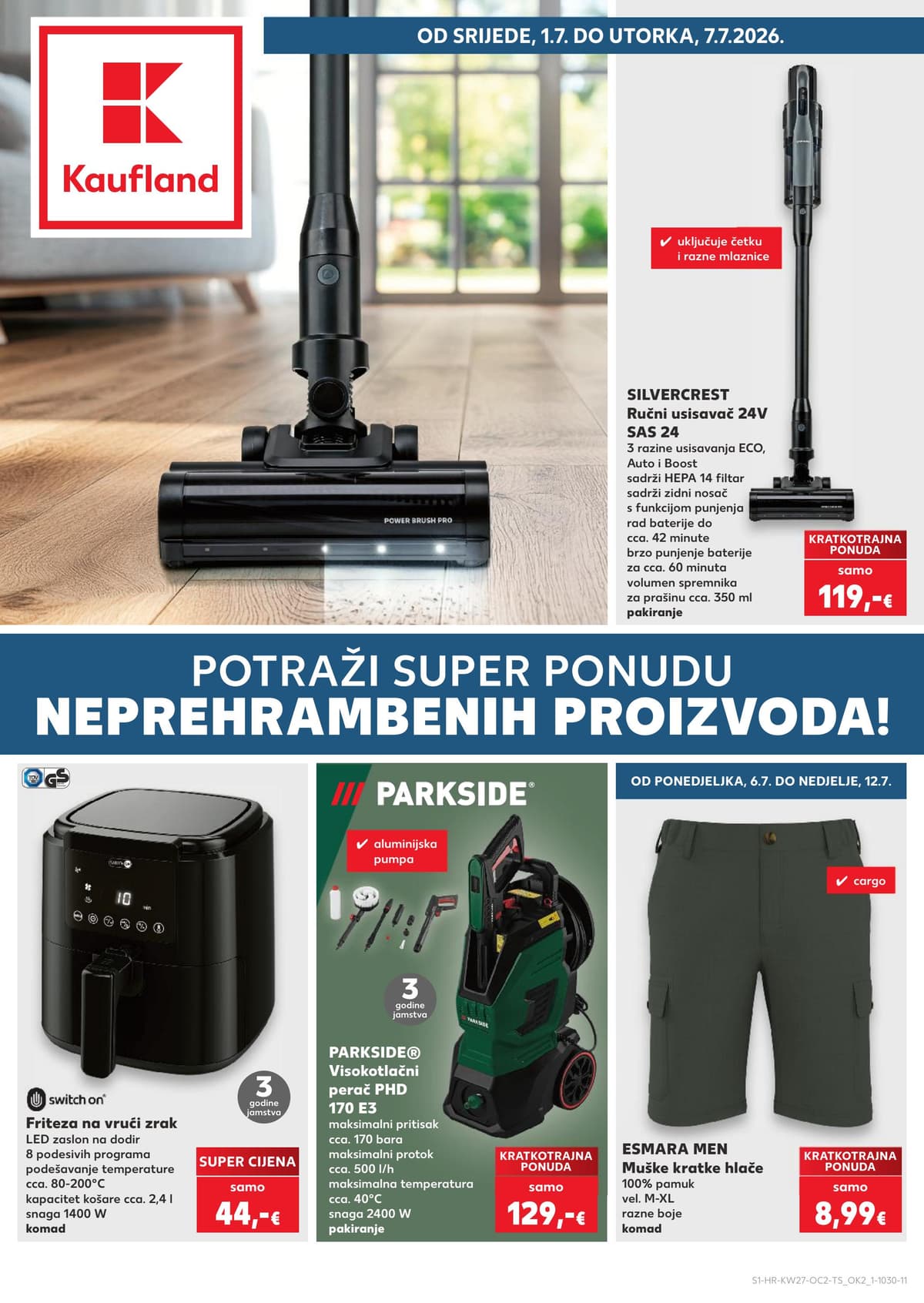 Stranica 1. Kaufland kataloga - Neprehrana od 28.06.2026