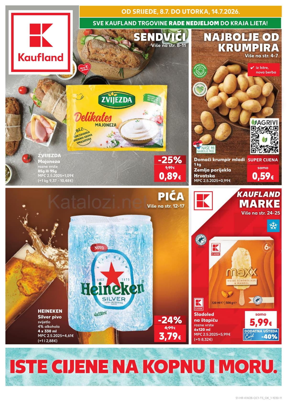 Stranica 1. Kaufland kataloga - Sendviči, najbolje od krumpira...