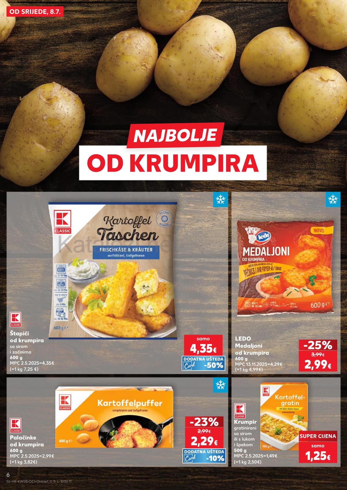 Stranica 6. Kaufland kataloga - Sendviči, najbolje od krumpira... od 04.07.2026