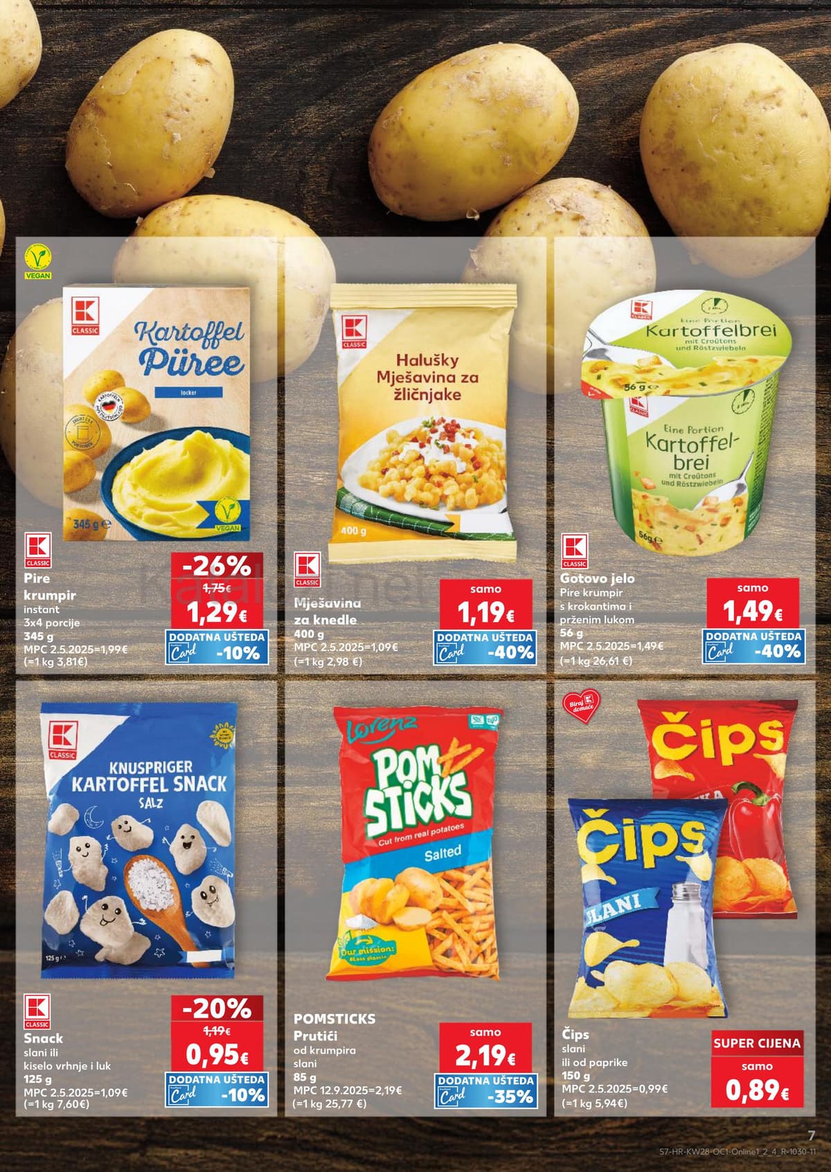 Stranica 7. Kaufland kataloga - Sendviči, najbolje od krumpira... od 04.07.2026