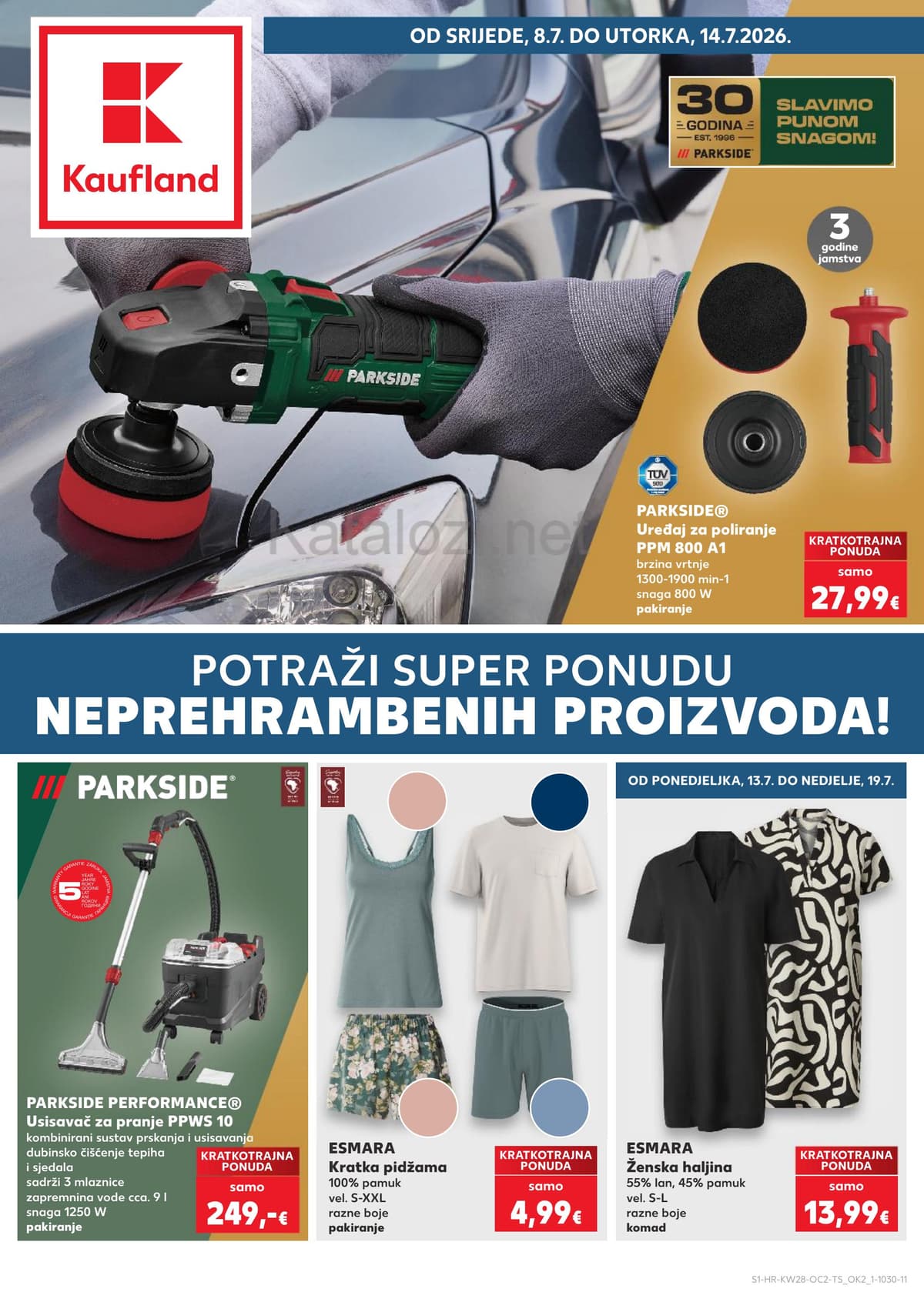Stranica 1. Kaufland kataloga - Neprehrambeni proizvodi od 04.07.2026