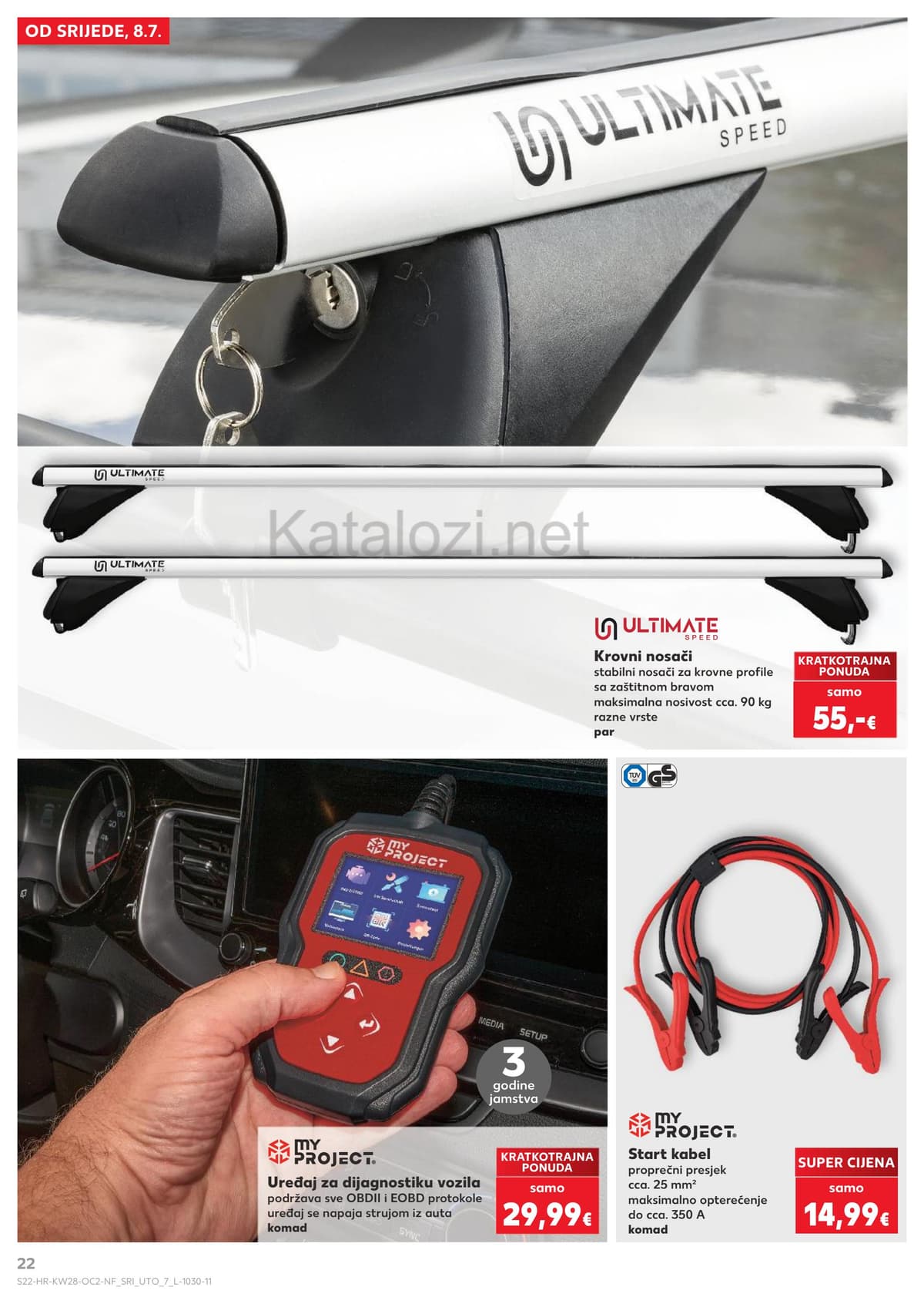 Stranica 22. Kaufland kataloga - Neprehrambeni proizvodi od 04.07.2026
