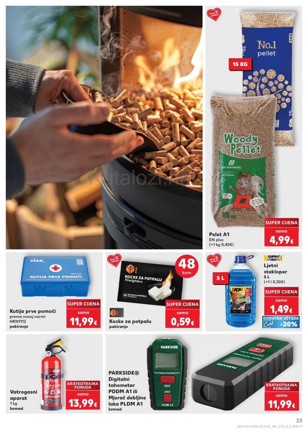 Stranica 23. Kaufland kataloga - Neprehrambeni proizvodi od 04.07.2026