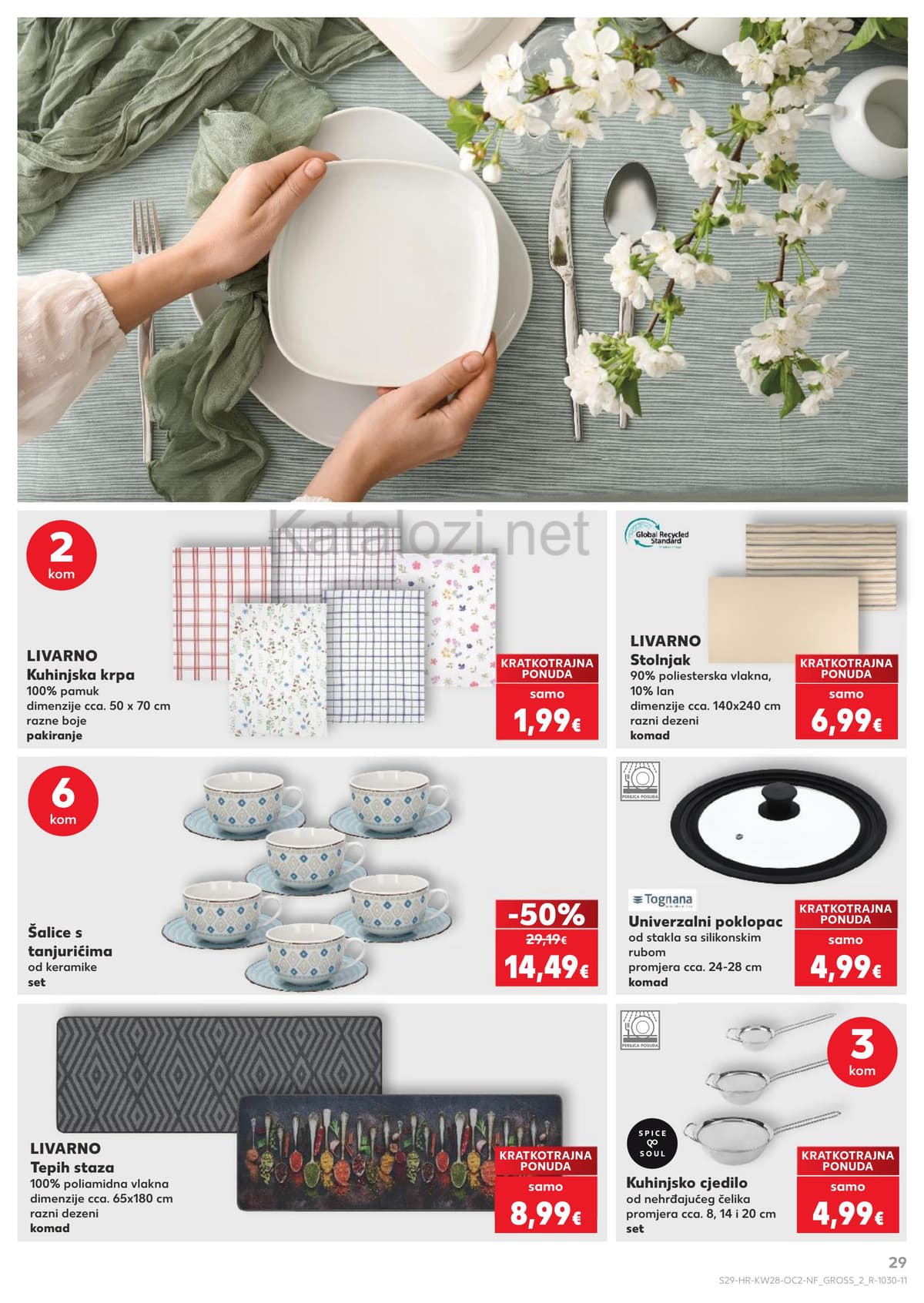 Stranica 29. Kaufland kataloga - Neprehrambeni proizvodi od 04.07.2026