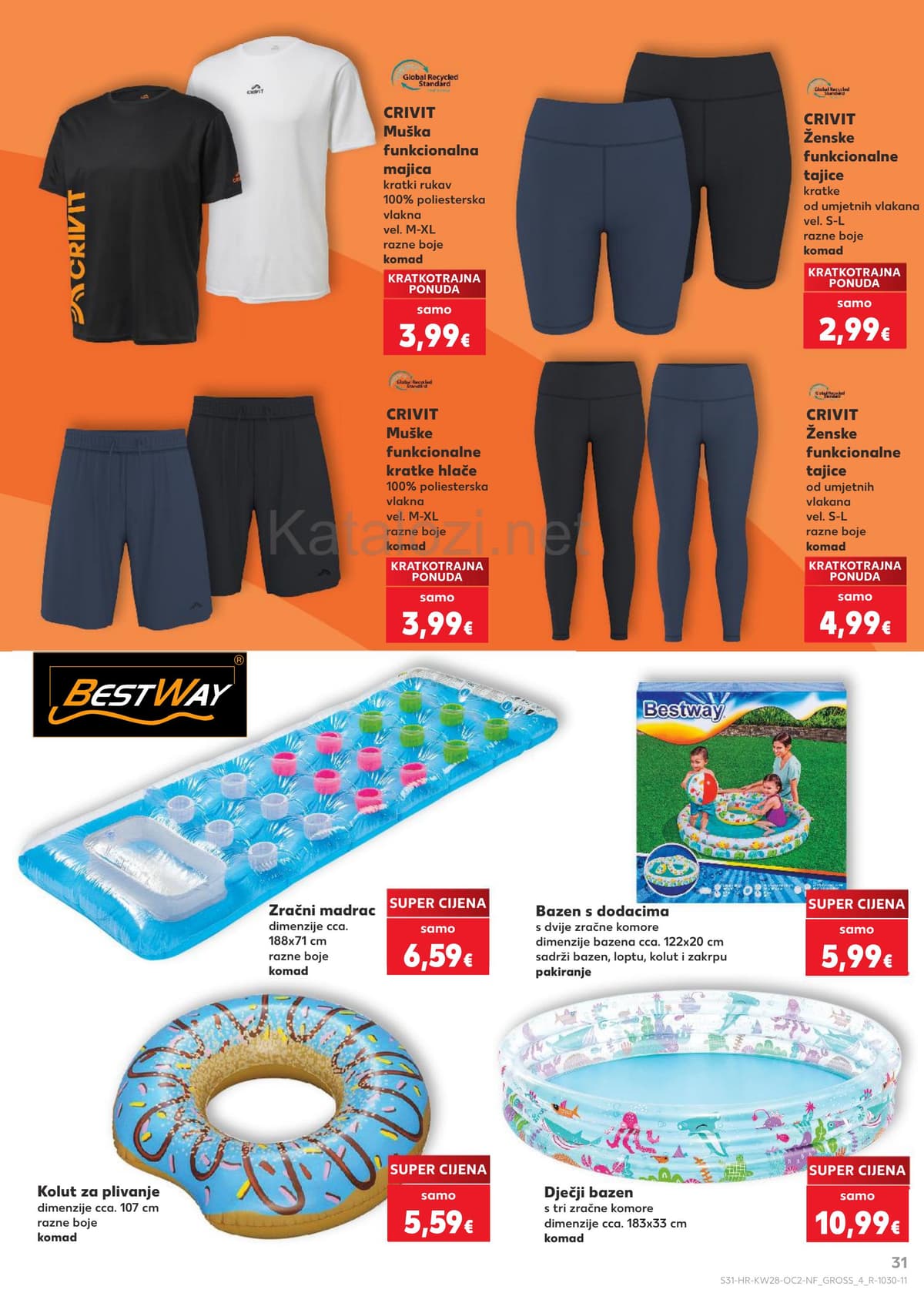 Stranica 31. Kaufland kataloga - Neprehrambeni proizvodi od 04.07.2026