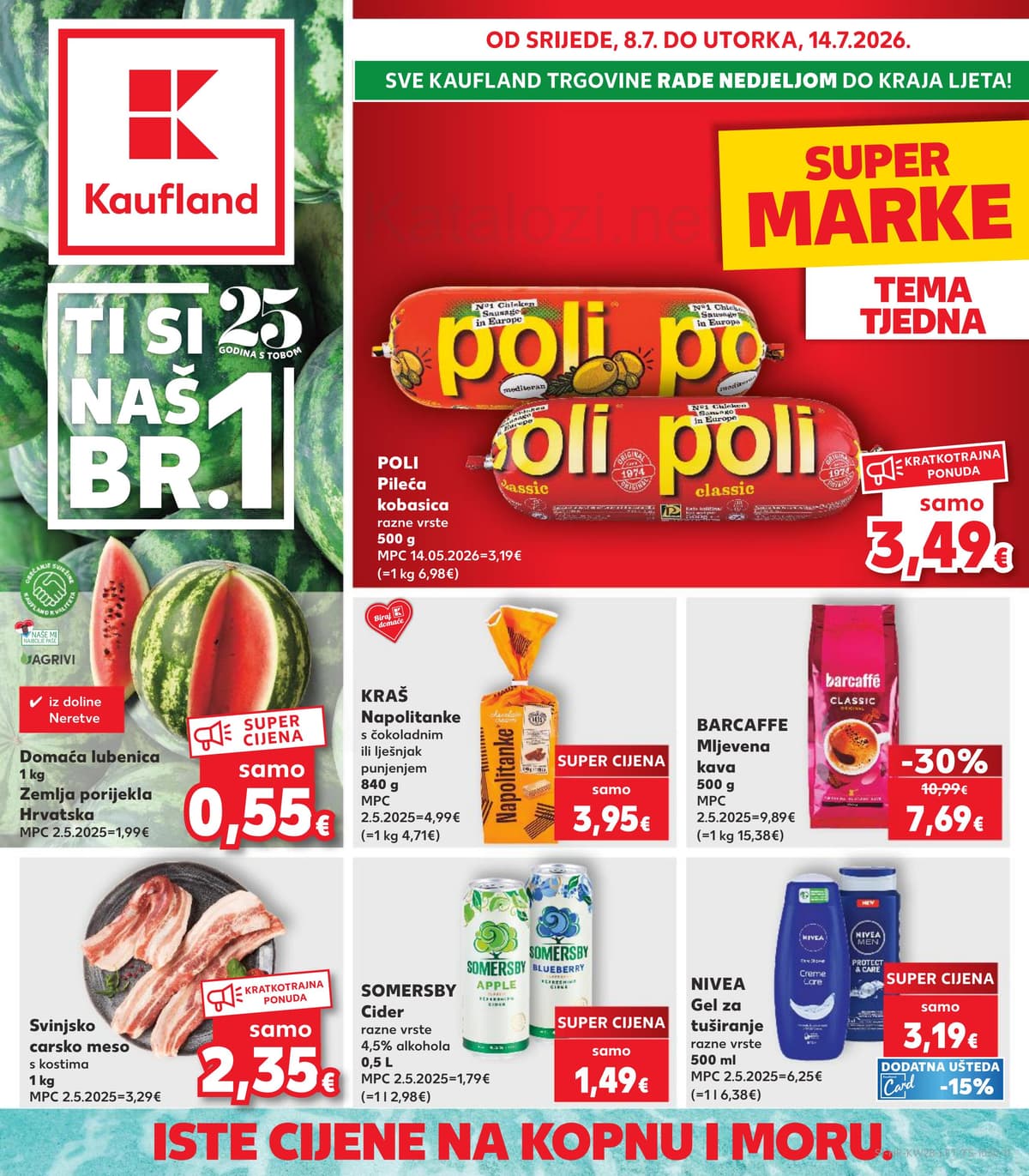 Stranica 1. Kaufland kataloga - Tjedna Akcija od 04.07.2026