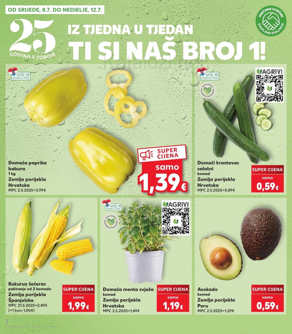 Stranica 2. Kaufland kataloga - Tjedna Akcija od 04.07.2026