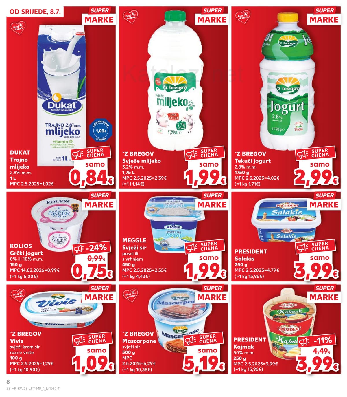 Stranica 8. Kaufland kataloga - Tjedna Akcija od 04.07.2026