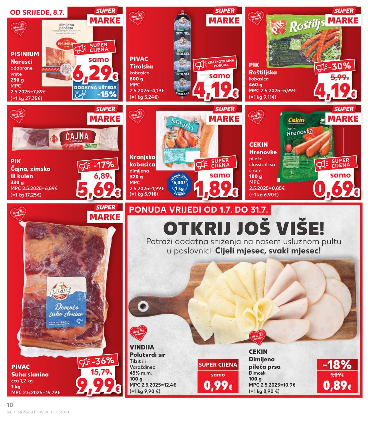 Stranica 10. Kaufland kataloga - Tjedna Akcija od 04.07.2026