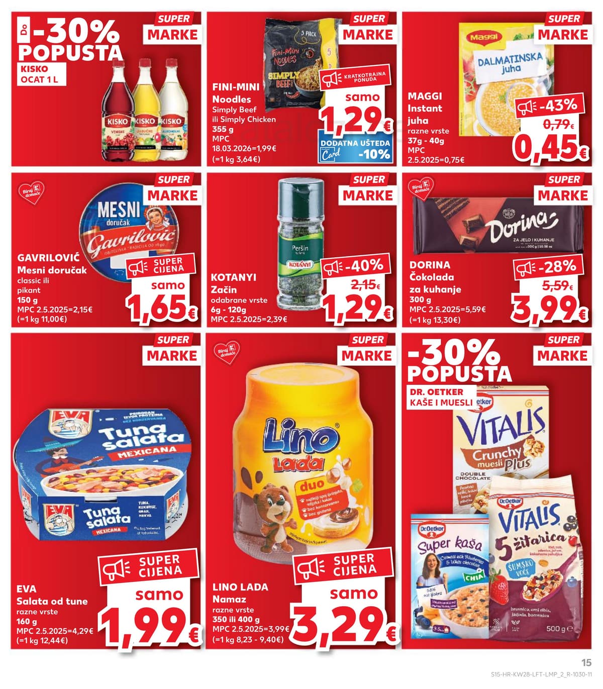 Stranica 15. Kaufland kataloga - Tjedna Akcija od 04.07.2026