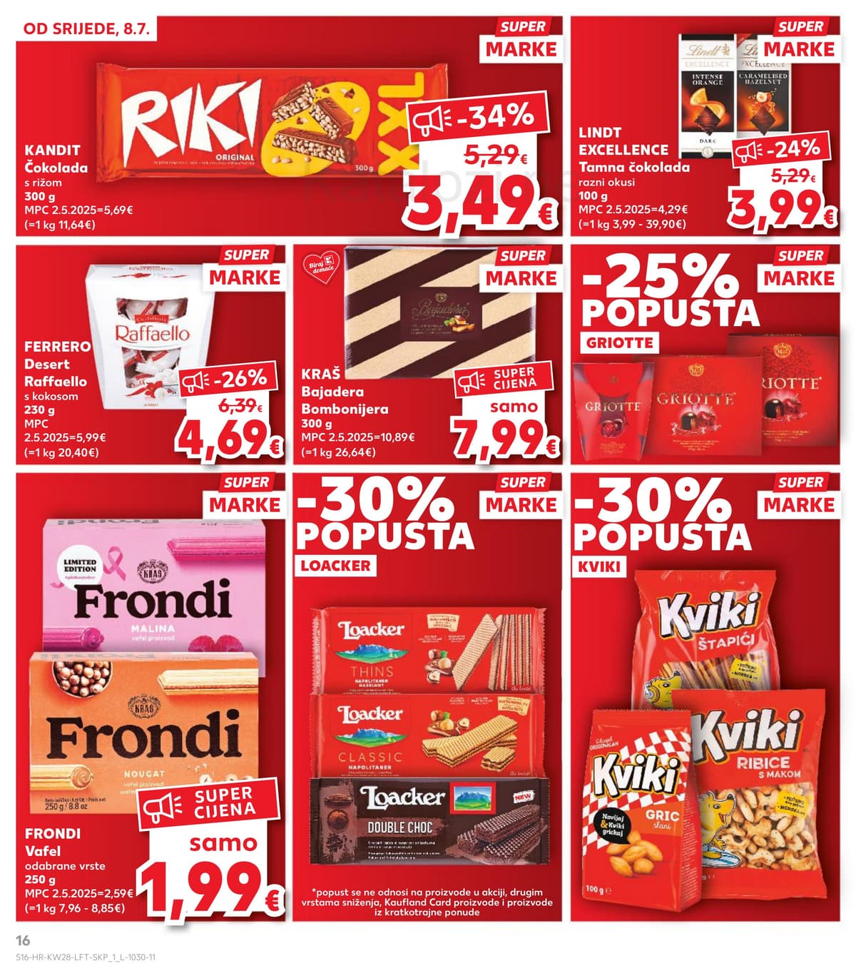 Stranica 16. Kaufland kataloga - Tjedna Akcija od 04.07.2026