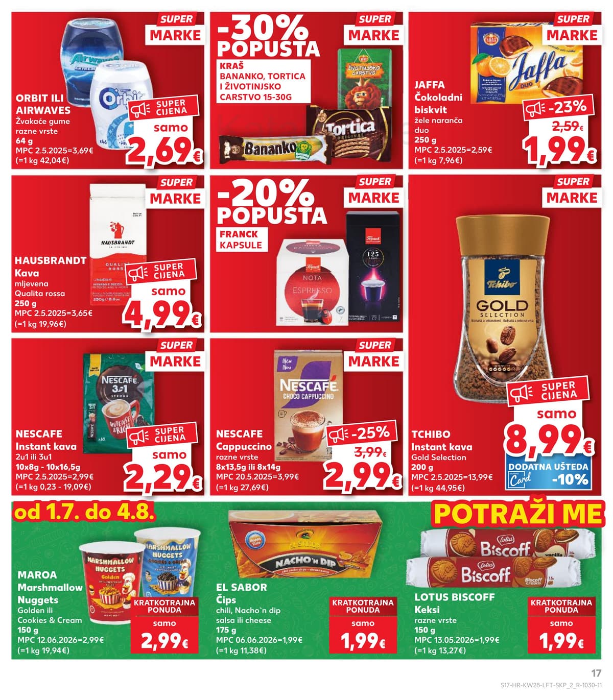 Stranica 17. Kaufland kataloga - Tjedna Akcija od 04.07.2026