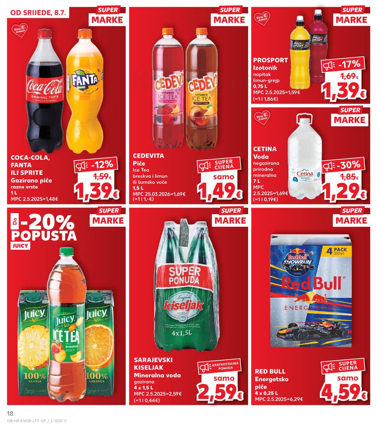 Stranica 18. Kaufland kataloga - Tjedna Akcija od 04.07.2026