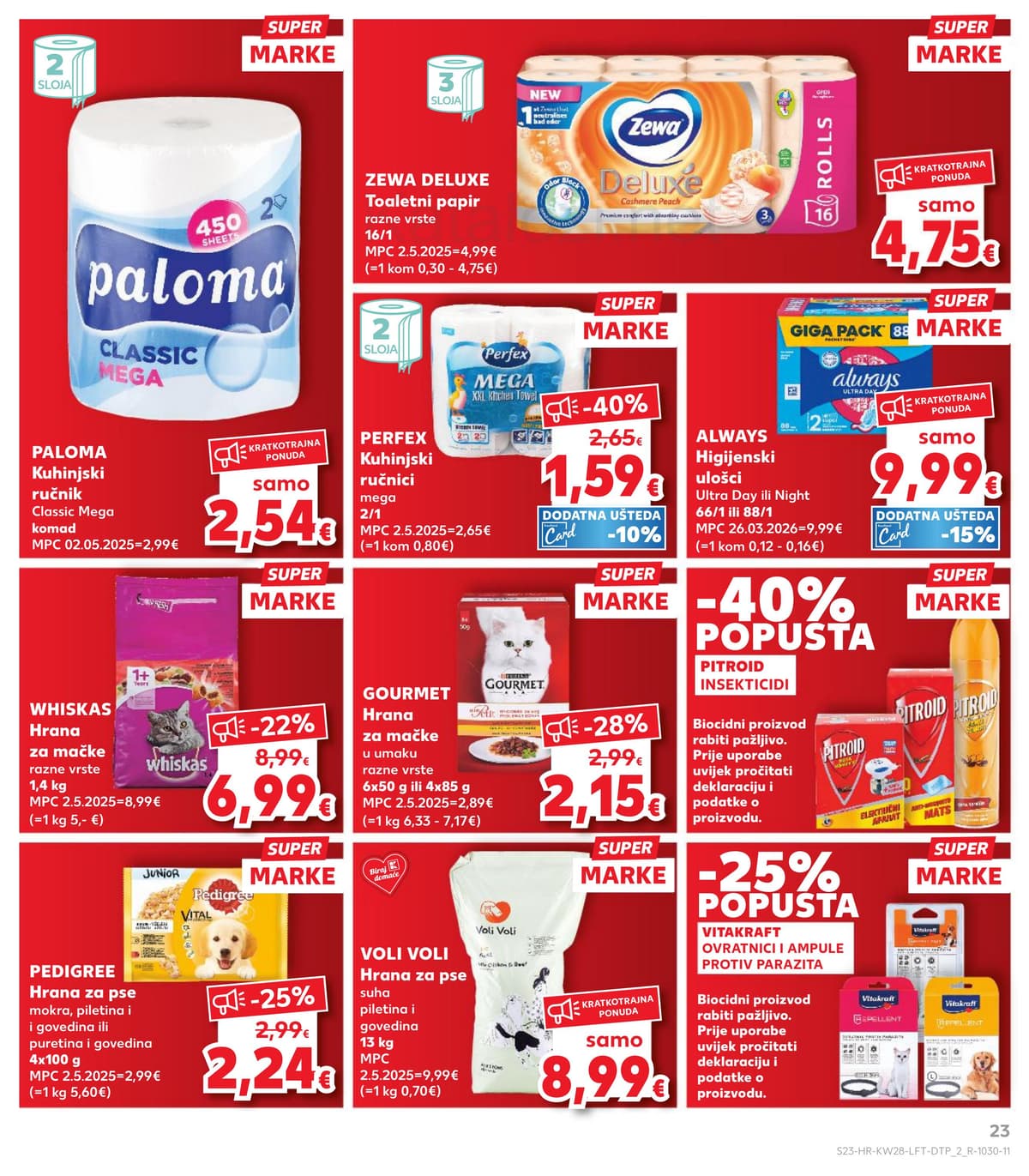 Stranica 23. Kaufland kataloga - Tjedna Akcija od 04.07.2026