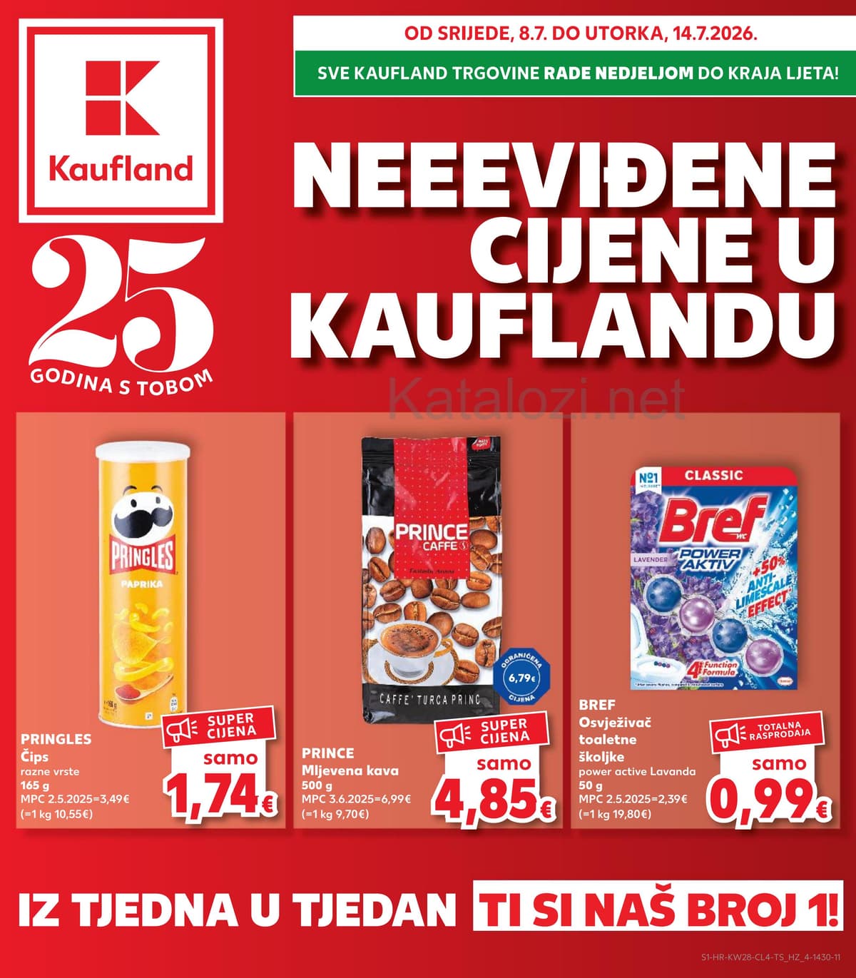 Stranica 1. Kaufland kataloga - Neviđene cijene