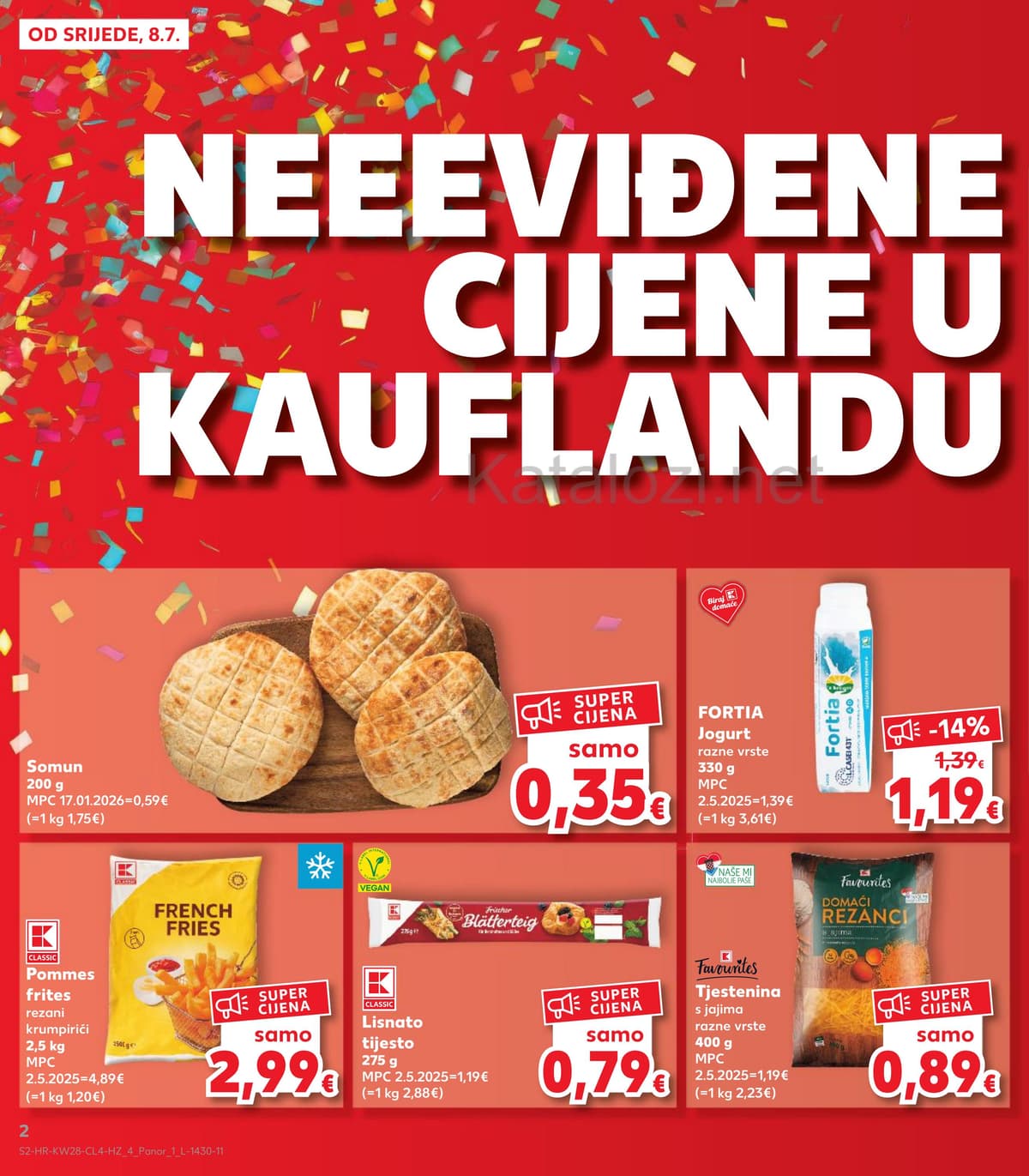 Stranica 2. Kaufland kataloga - Neviđene cijene