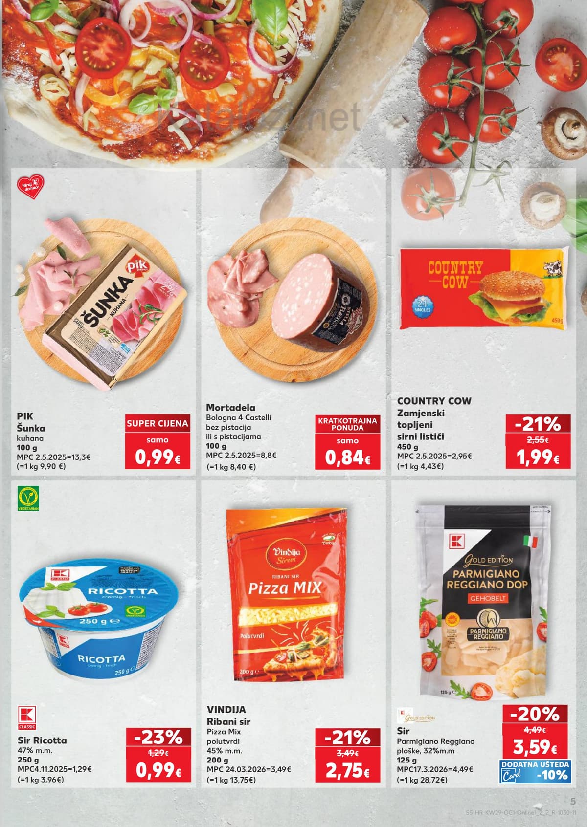Stranica 5. Kaufland kataloga - Pizza, burger, sladoledi ... od 16.07.2026