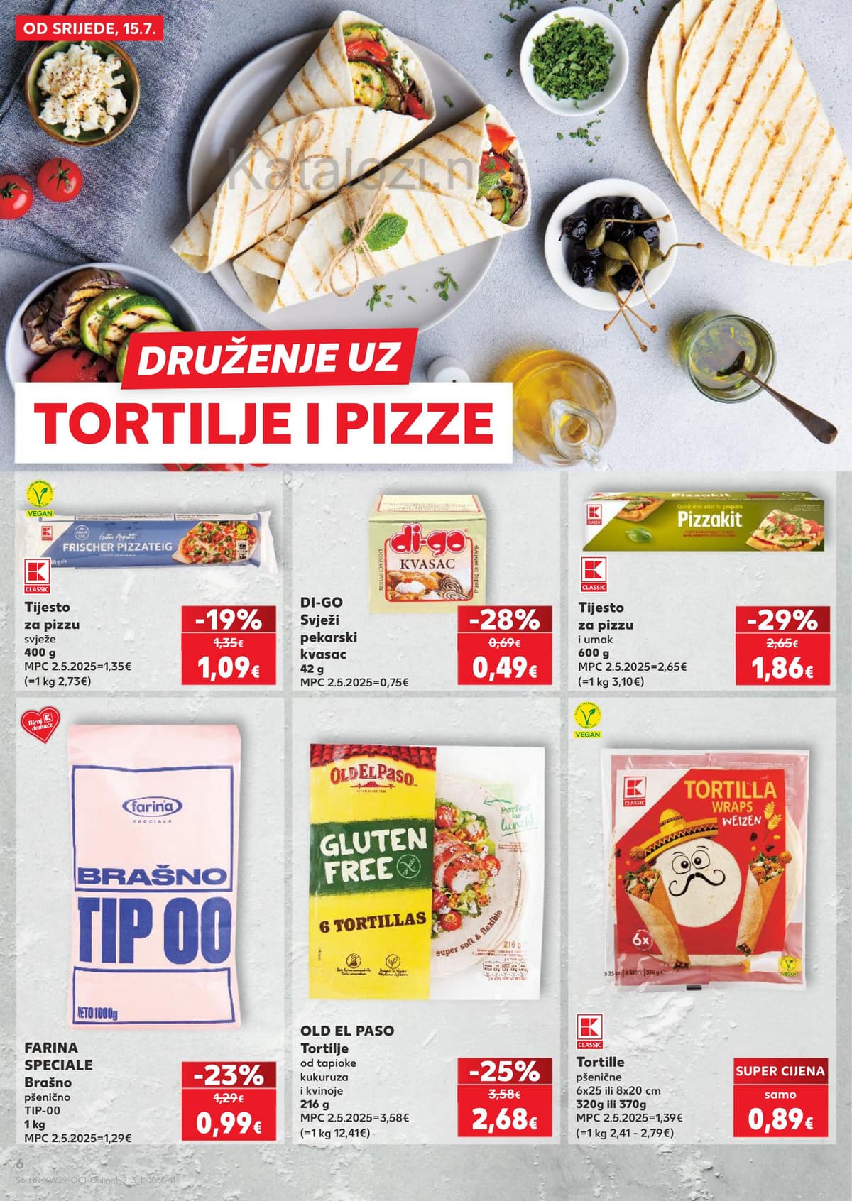 Stranica 6. Kaufland kataloga - Pizza, burger, sladoledi ... od 16.07.2026