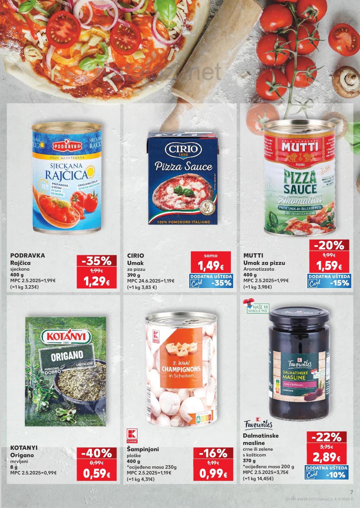 Stranica 7. Kaufland kataloga - Pizza, burger, sladoledi ... od 16.07.2026