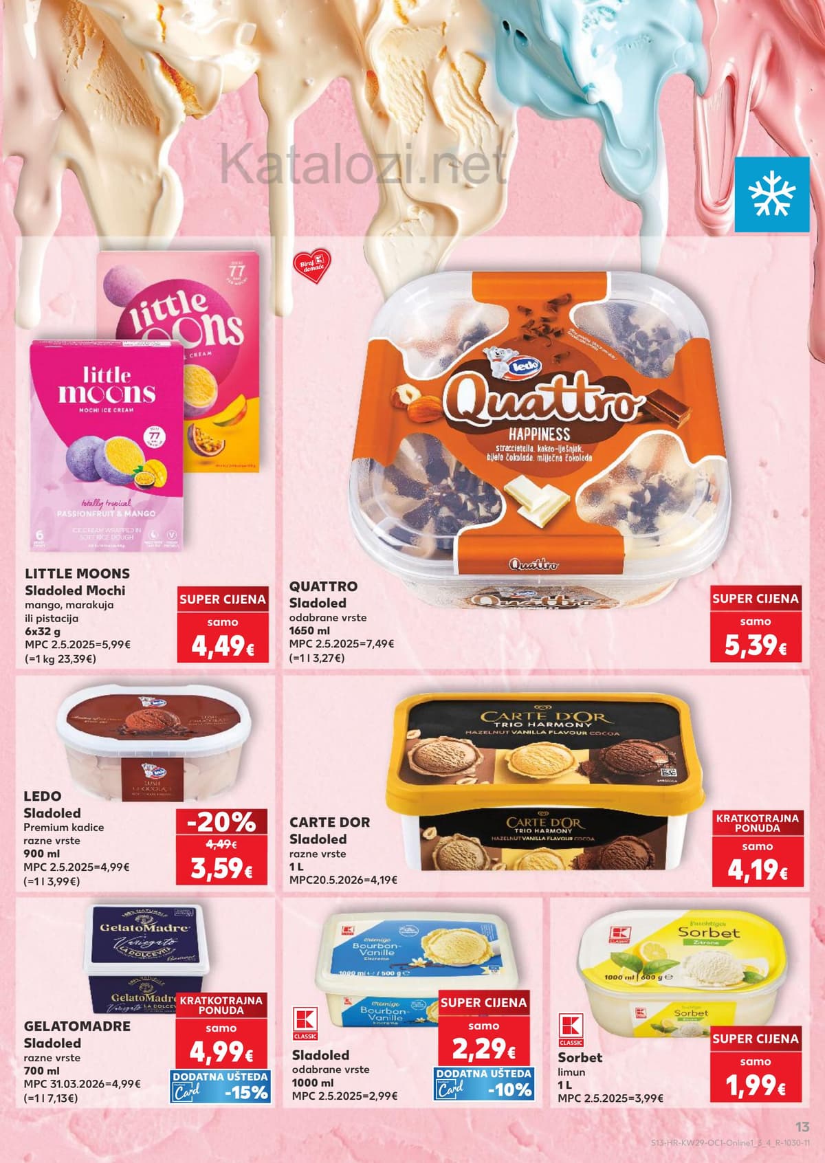 Stranica 13. Kaufland kataloga - Pizza, burger, sladoledi ...