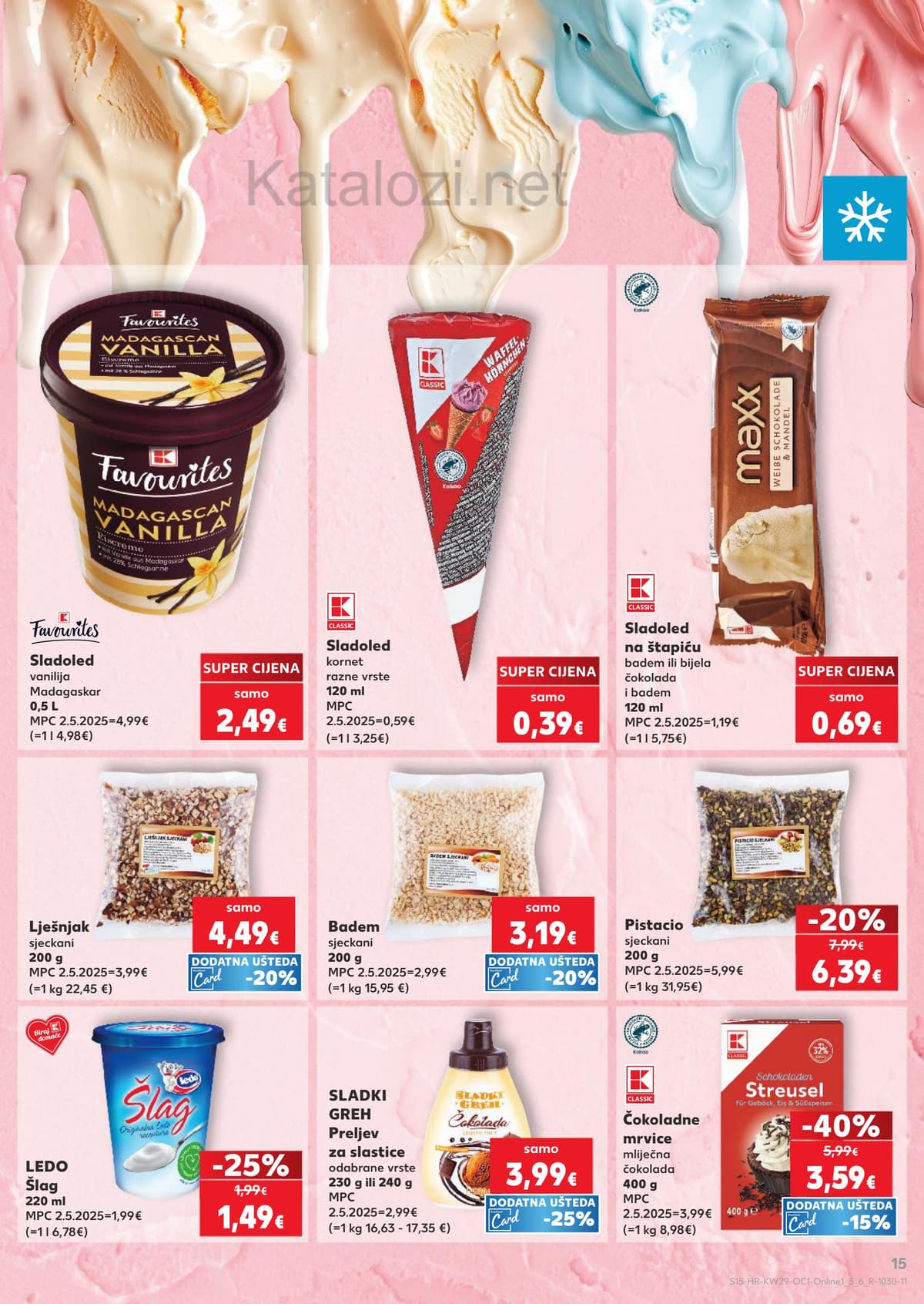 Stranica 15. Kaufland kataloga - Pizza, burger, sladoledi ...