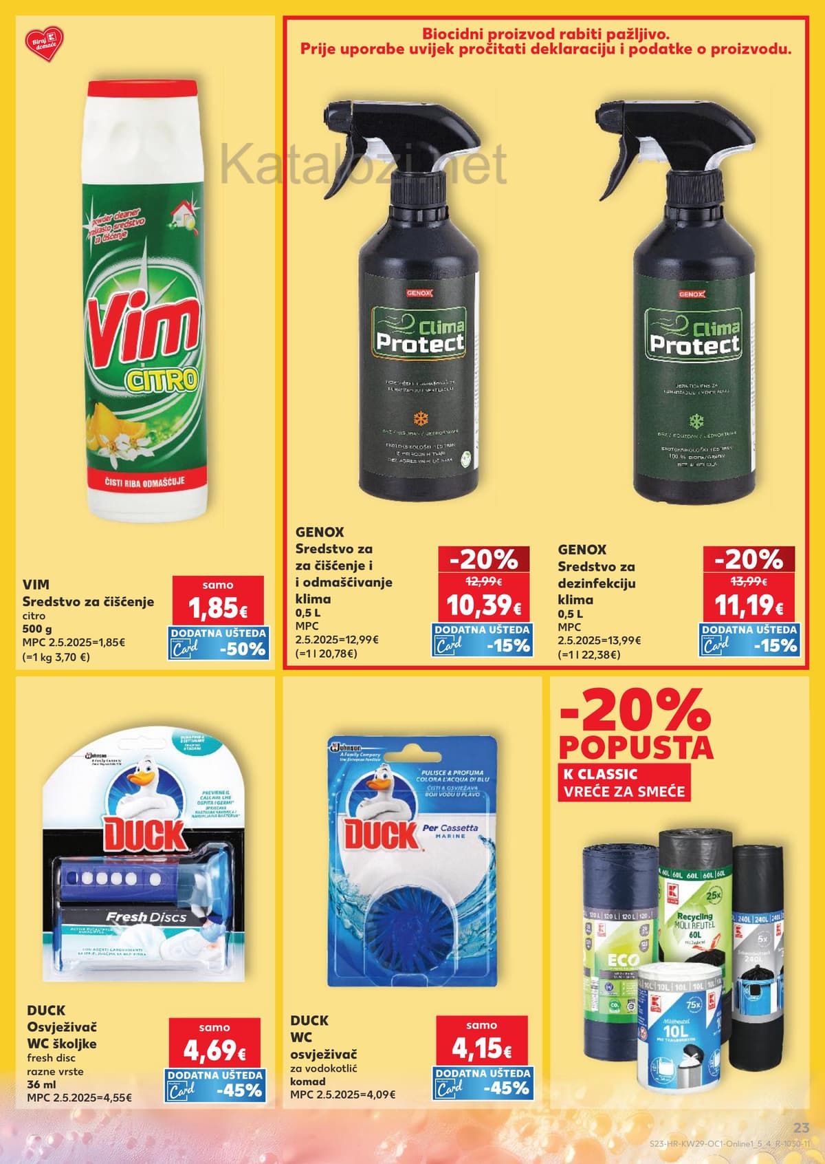 Stranica 23. Kaufland kataloga - Pizza, burger, sladoledi ... od 16.07.2026