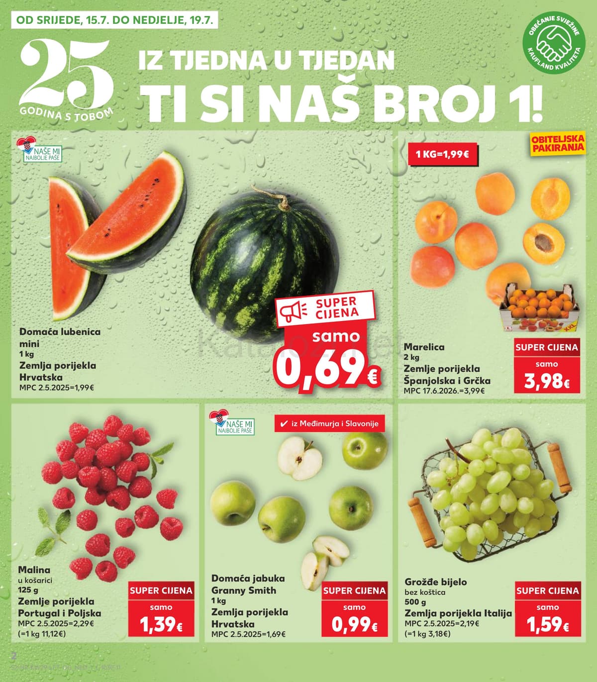 Stranica 2. Kaufland kataloga - Tjedna Akcija