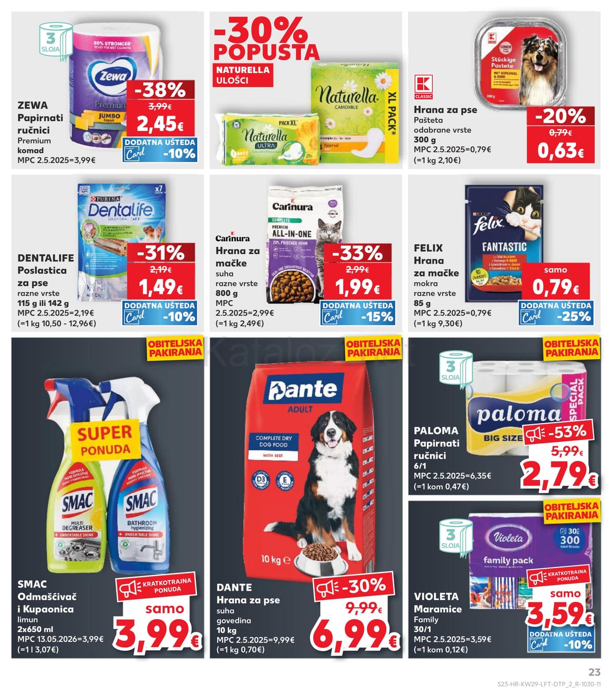Stranica 23. Kaufland kataloga - Tjedna Akcija od 16.07.2026