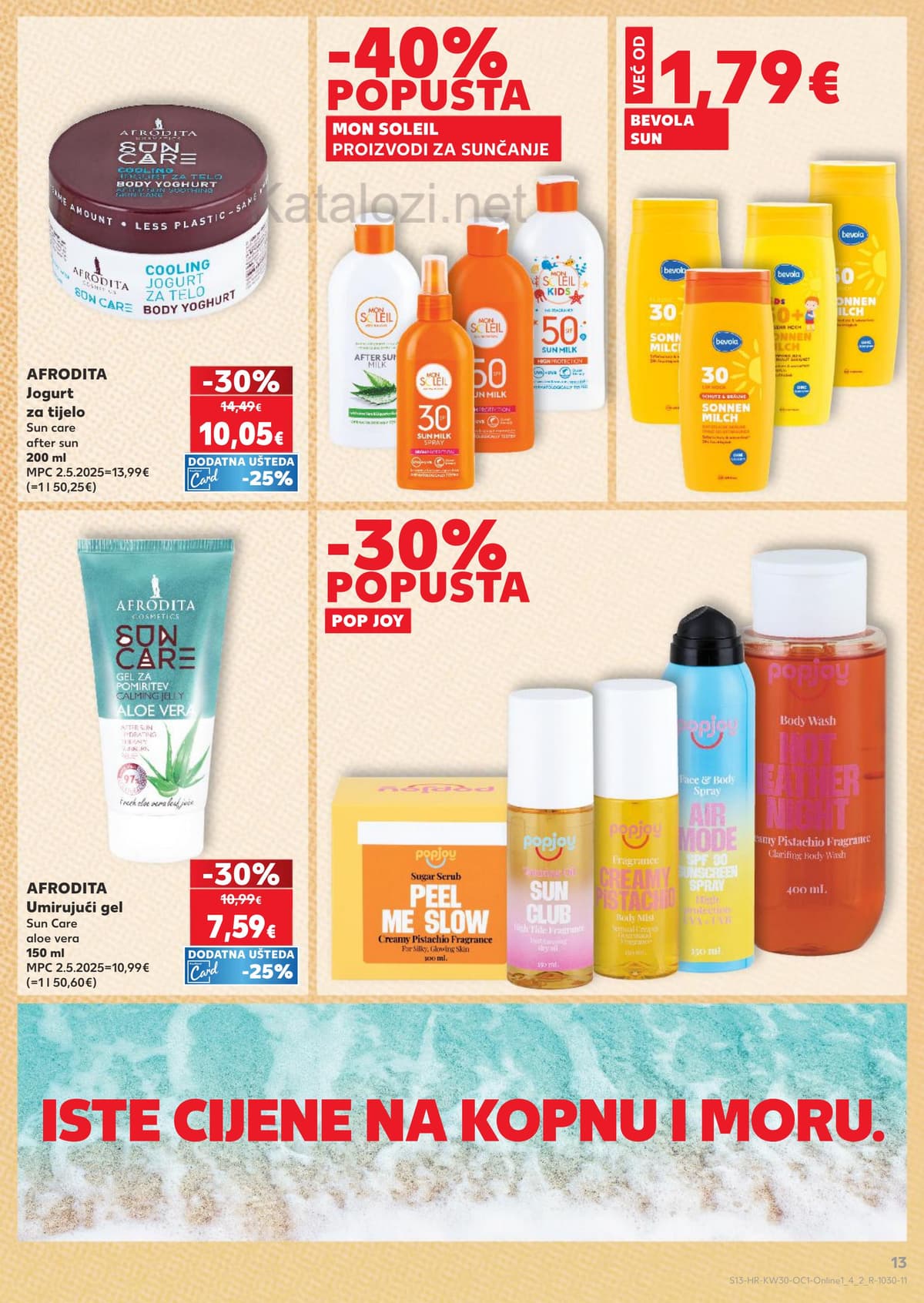 Stranica 13. Kaufland kataloga - Mediteran, bio, zaštita od sunca...