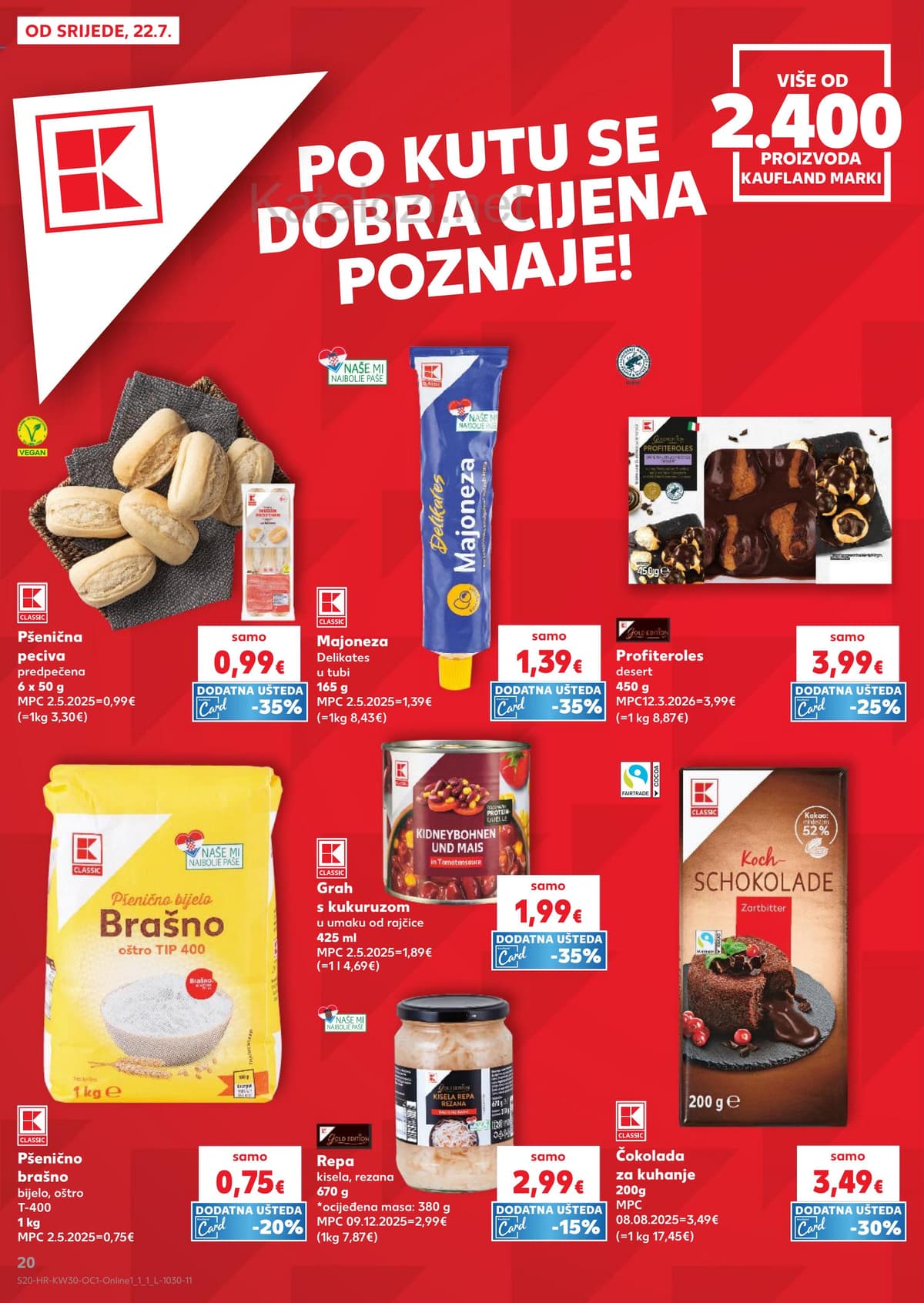 Stranica 20. Kaufland kataloga - Mediteran, bio, zaštita od sunca... od 23.07.2026.